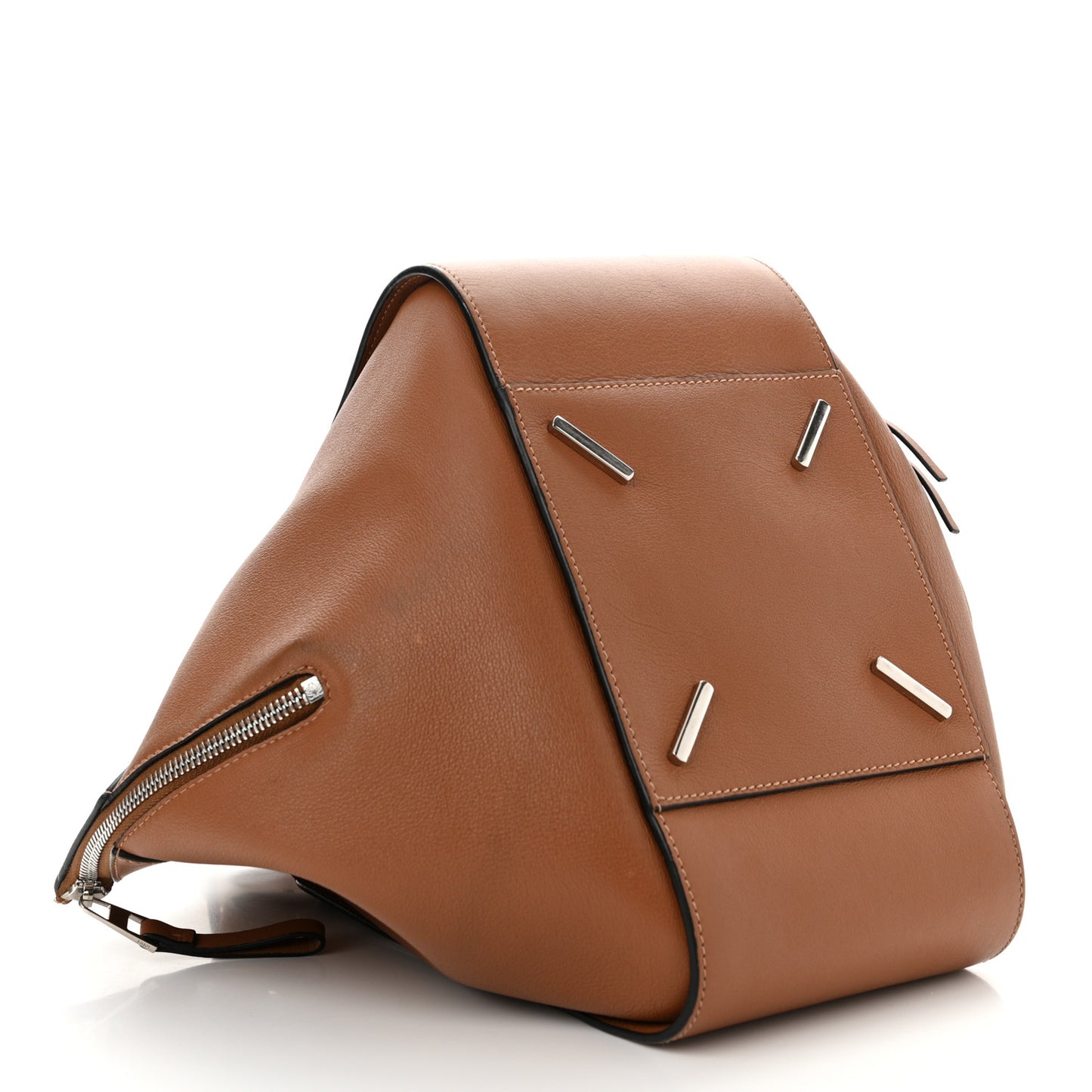 Calfskin Small Hammock Shoulder Bag Tan