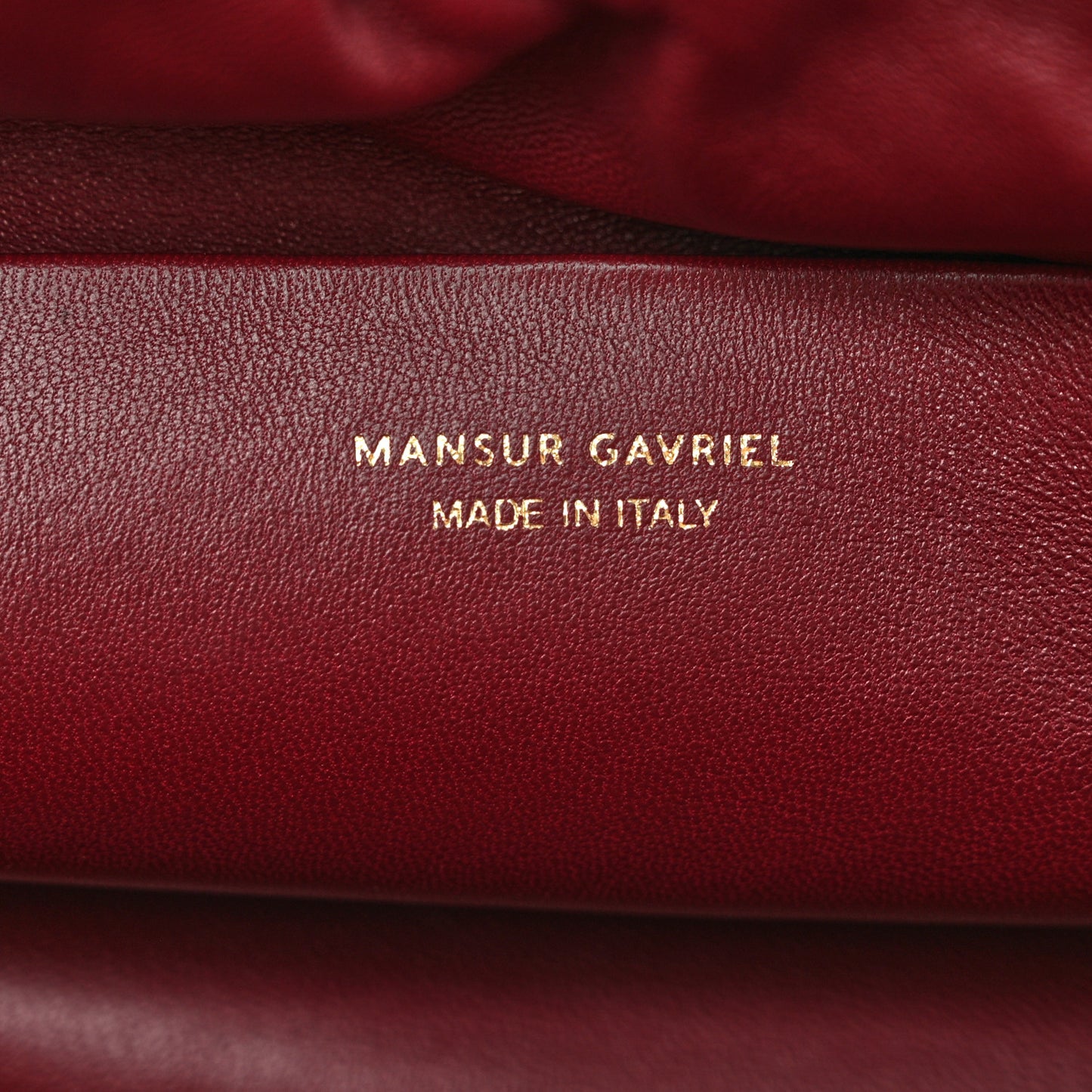 Saffiano Cloud Clutch Claret