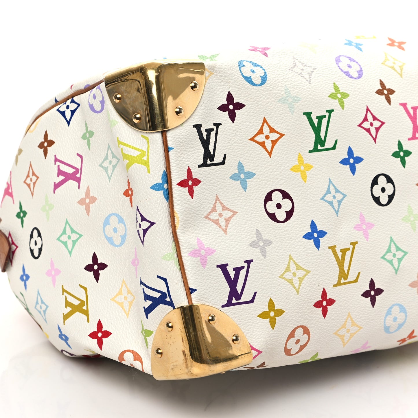 Monogram Multicolor Speedy 30 White
