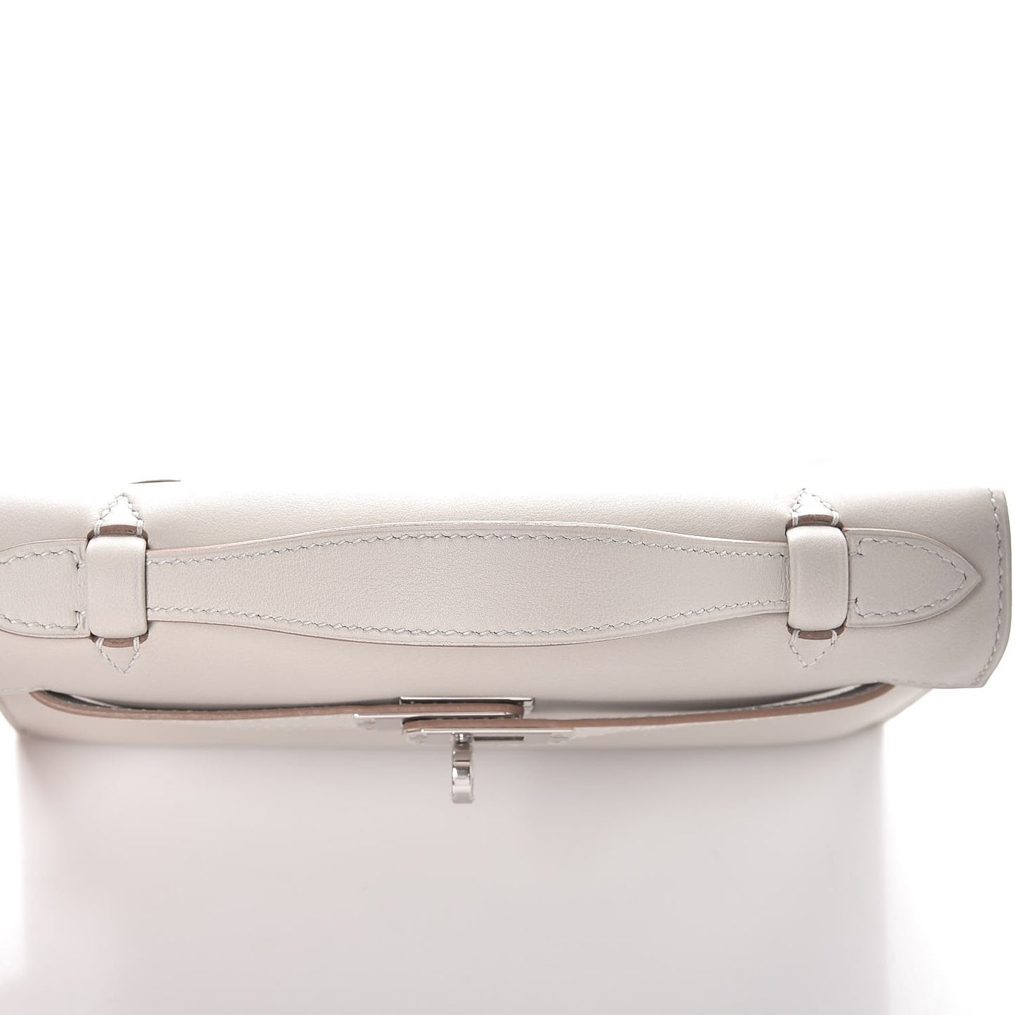 Swift Kelly Pochette Clutch Gris Perle
