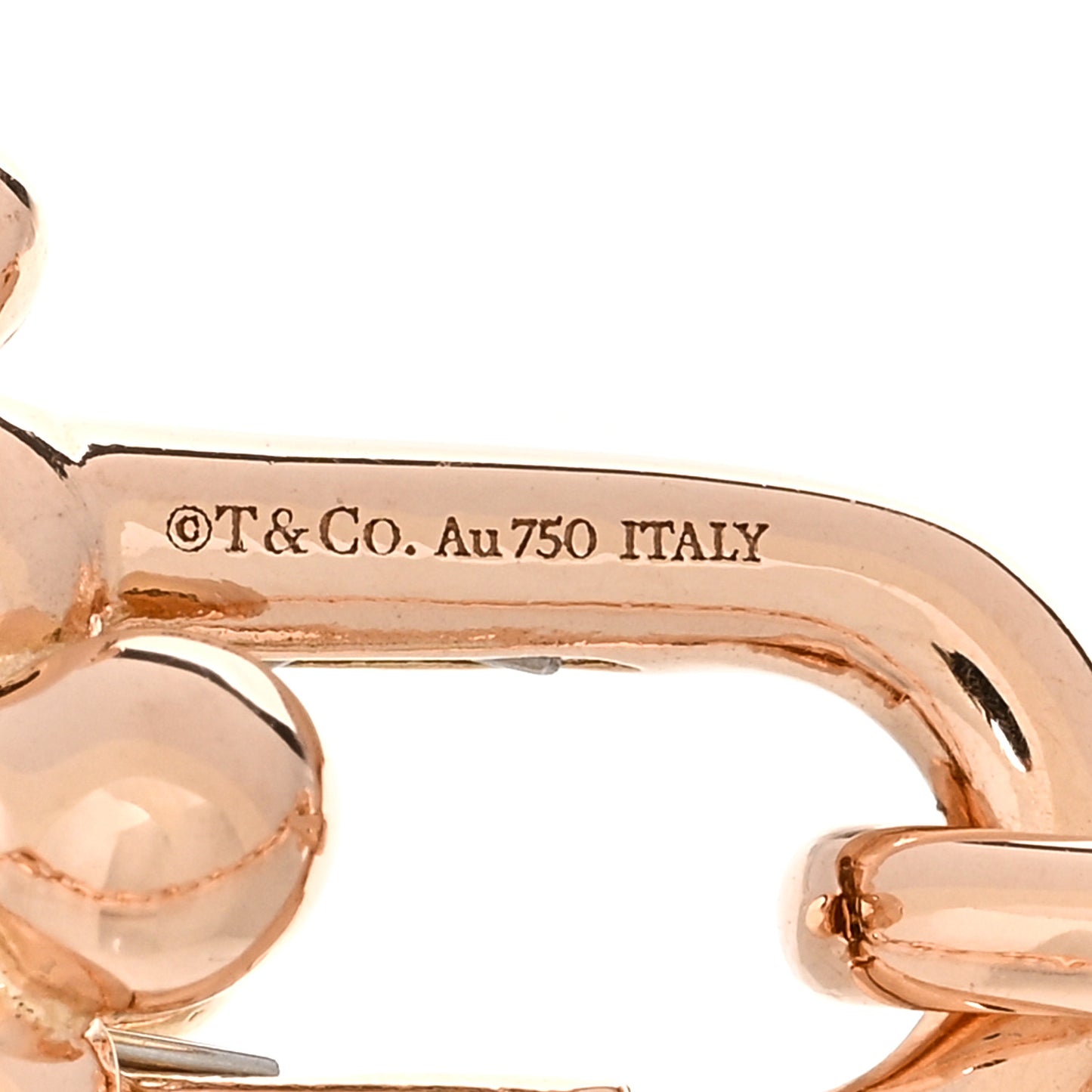 18K Rose Gold Small HardWear Link Bracelet