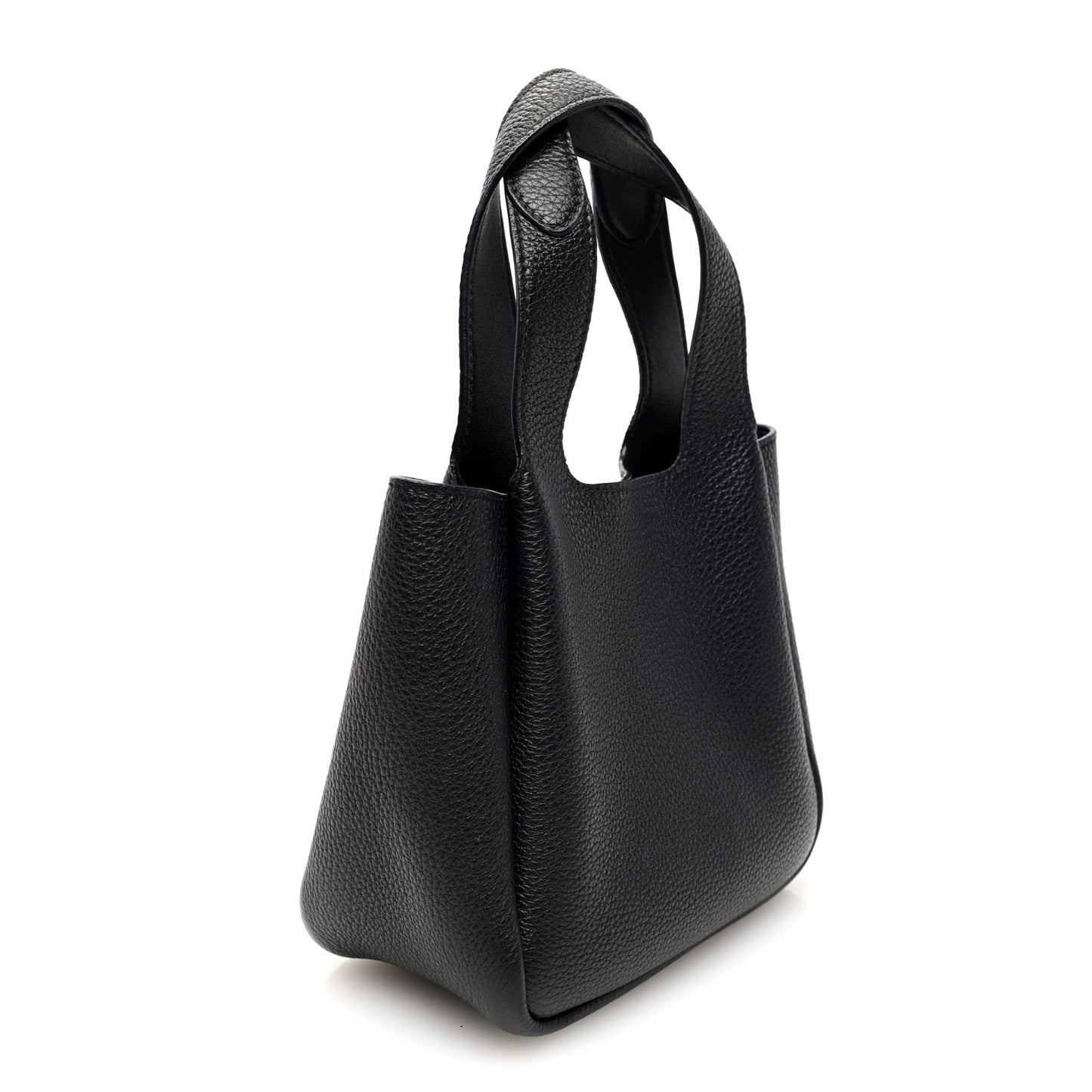 Vitello Daino Soft Mini Dynamique Tote Black