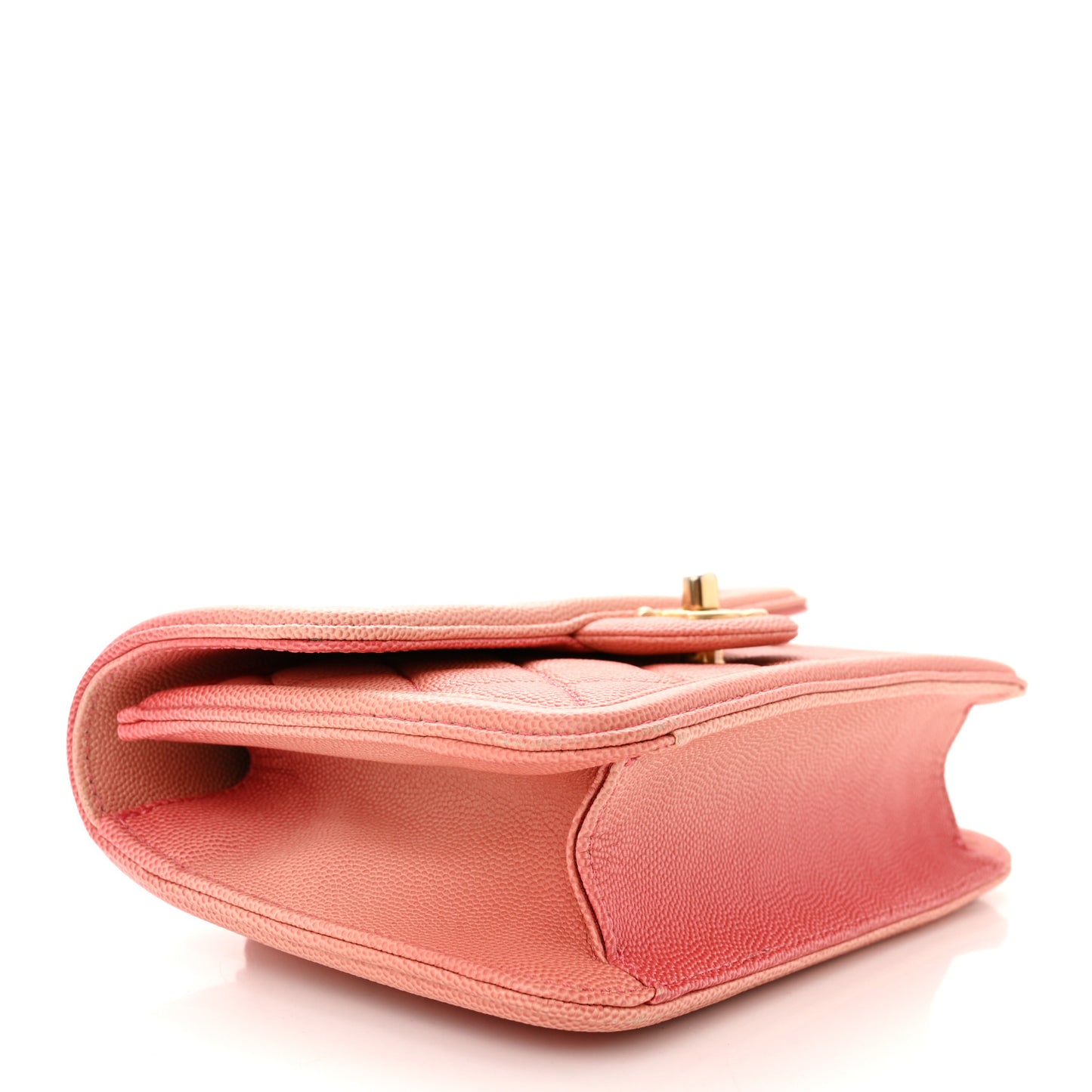 Caviar Quilted Sunset On The Sea Waist Bag Coral