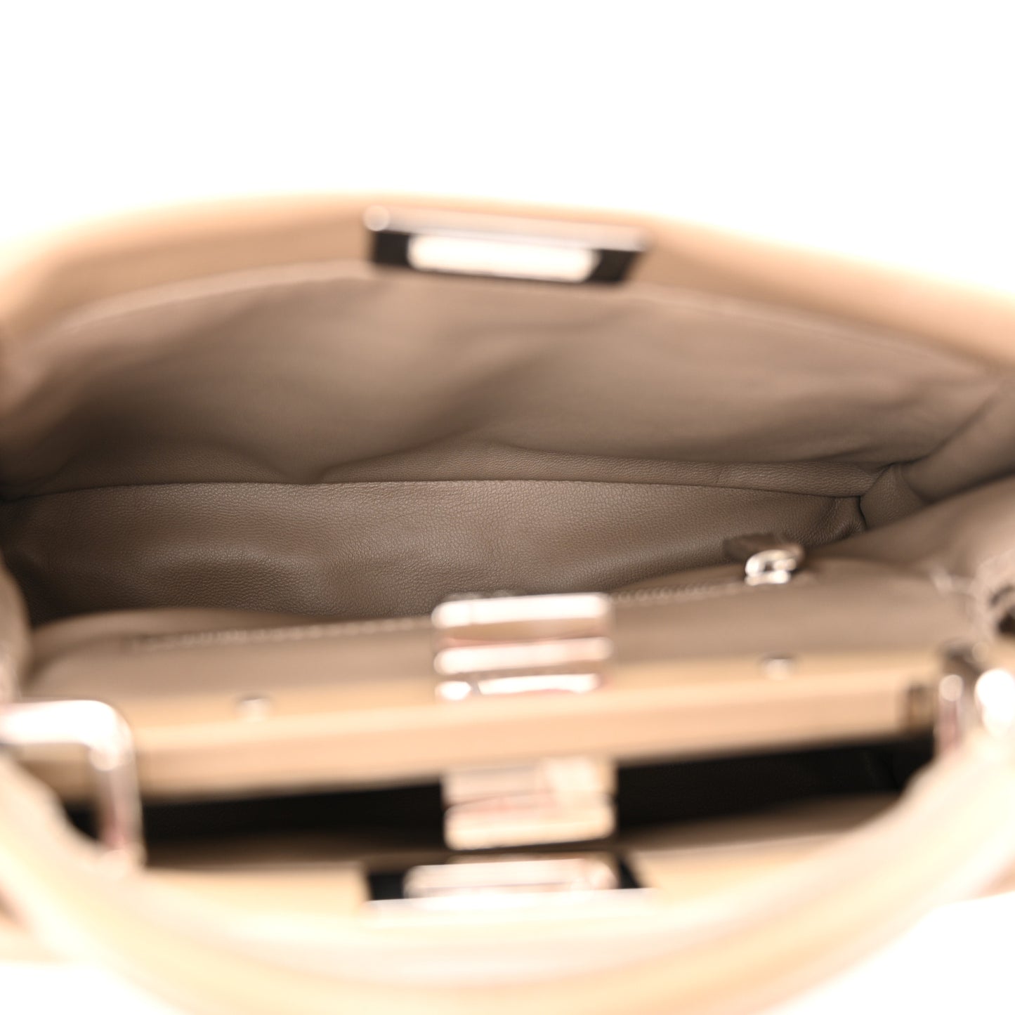 Nappa Mini Peekaboo Iconic Satchel Tortora