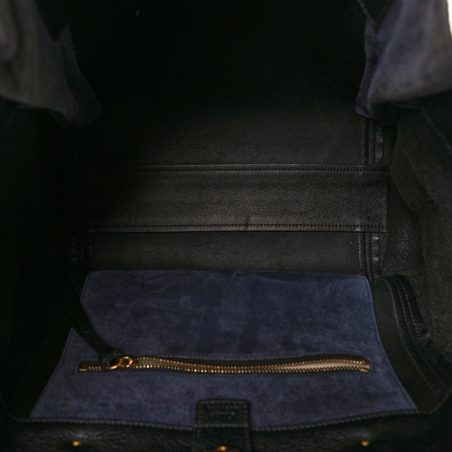 Chloe Smooth Calfskin Medium Milo Shopping Tote Black 5 of 13