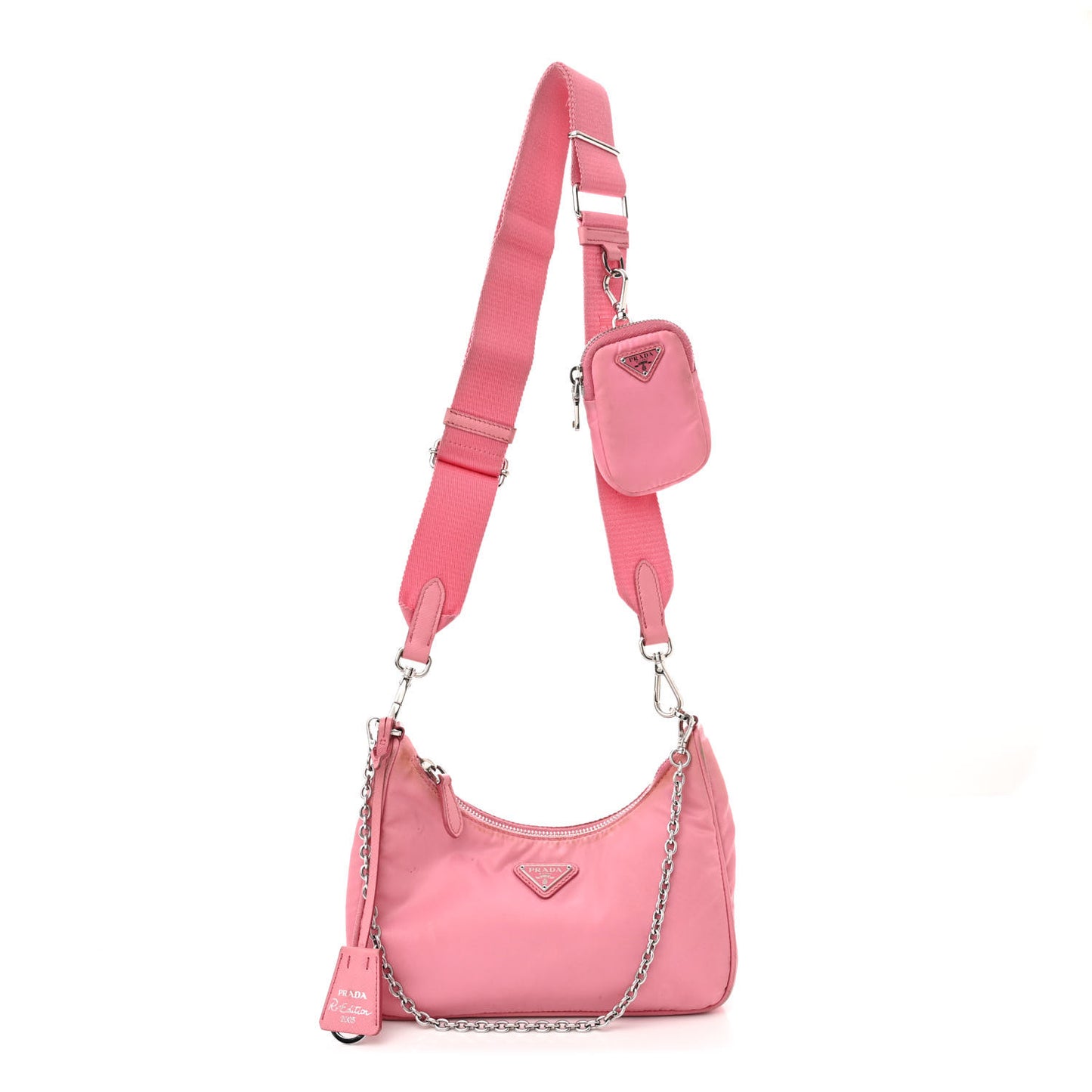 Nylon Re-Edition 2005 Shoulder Bag Begonia
