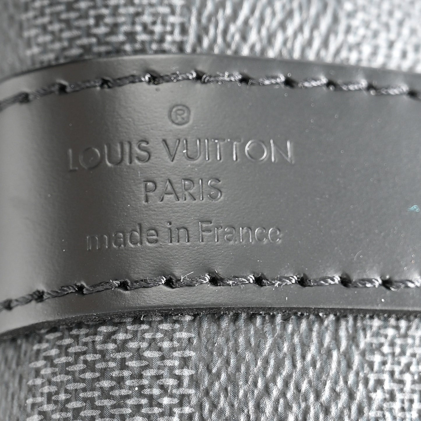 Damier Graphite Keepall Bandouliere 55