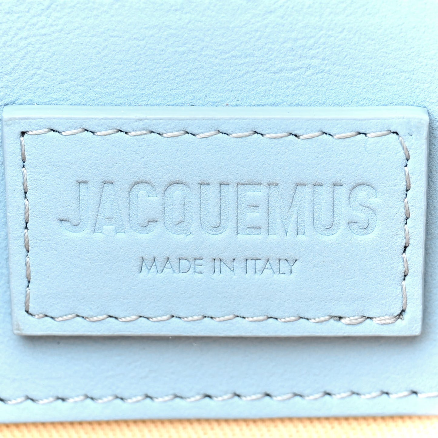 Smooth Calfskin Le Baneto Light Blue