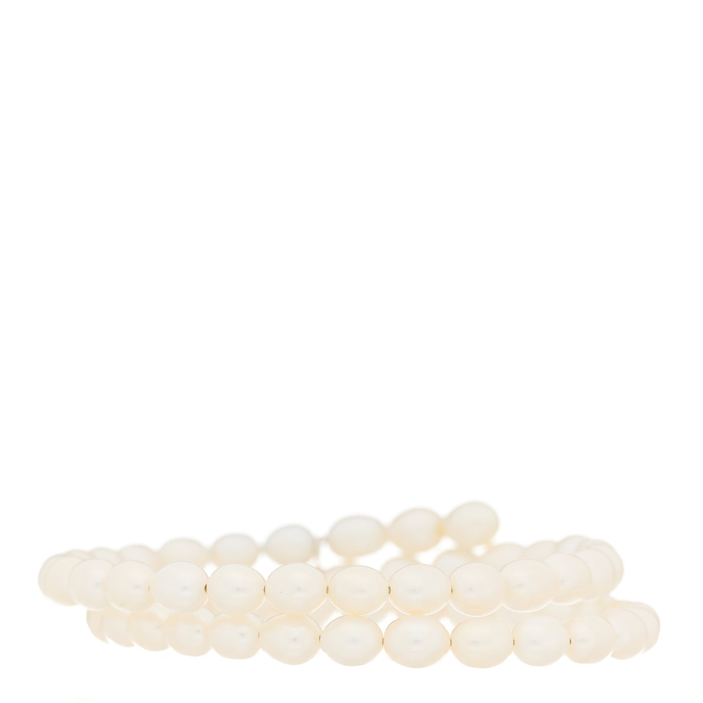 Sterling Silver Pearl Elsa Peretti Three Row Star Charm Bracelet