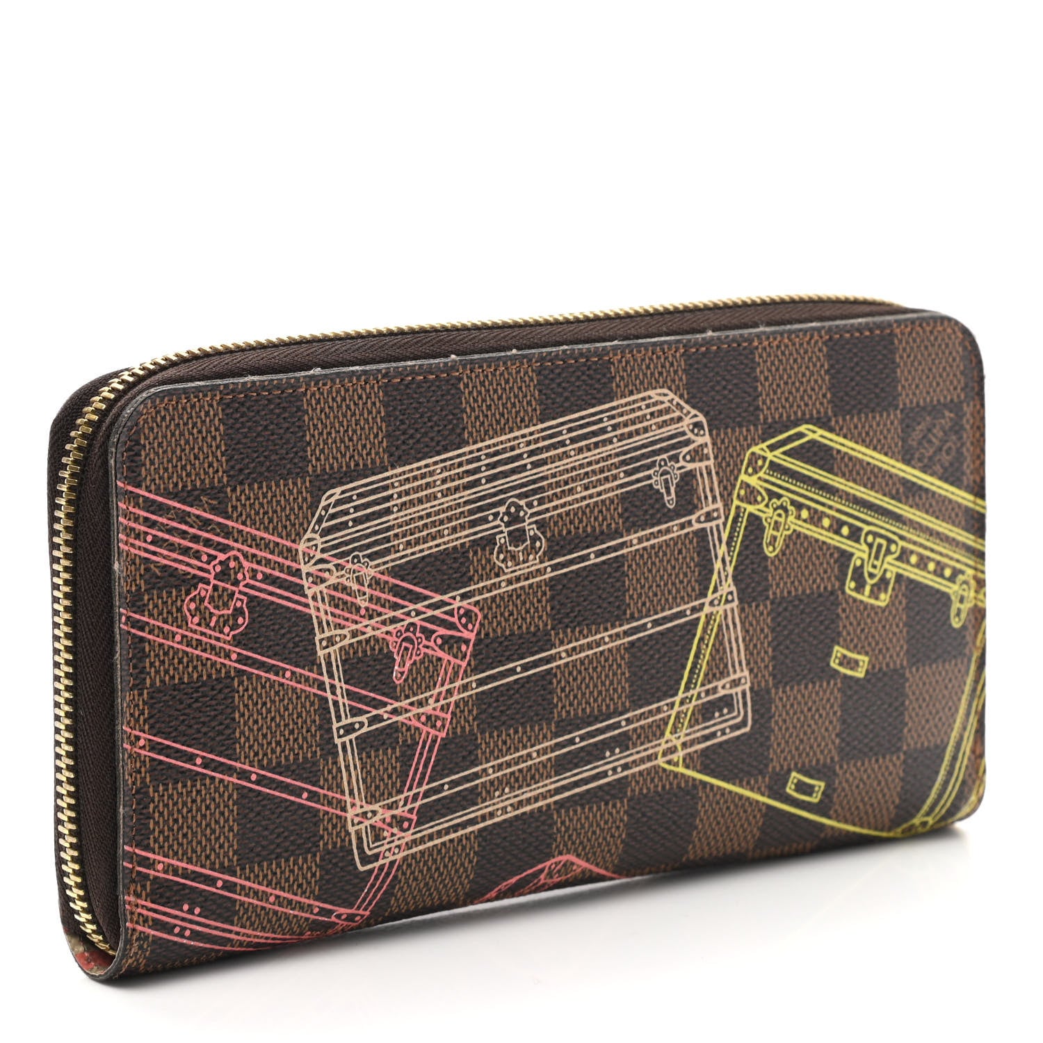 Louis Vuitton Damier Ebene 2014 Christmas Animation Zippy Wallet 3 of 12