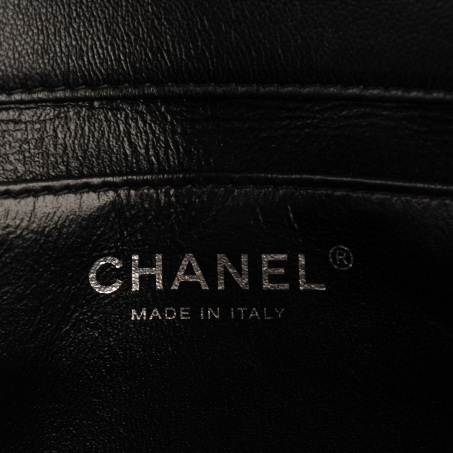 Lambskin Quilted Clutch With Chain Flap Black