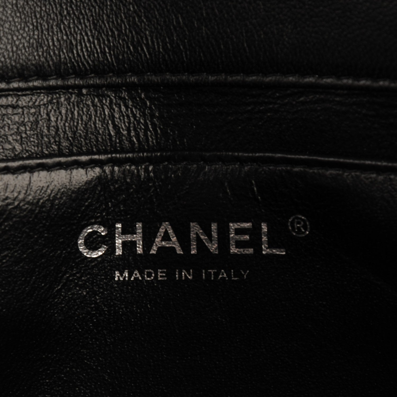 Chanel Lambskin Quilted Clutch With Chain Flap Black 6 of 7