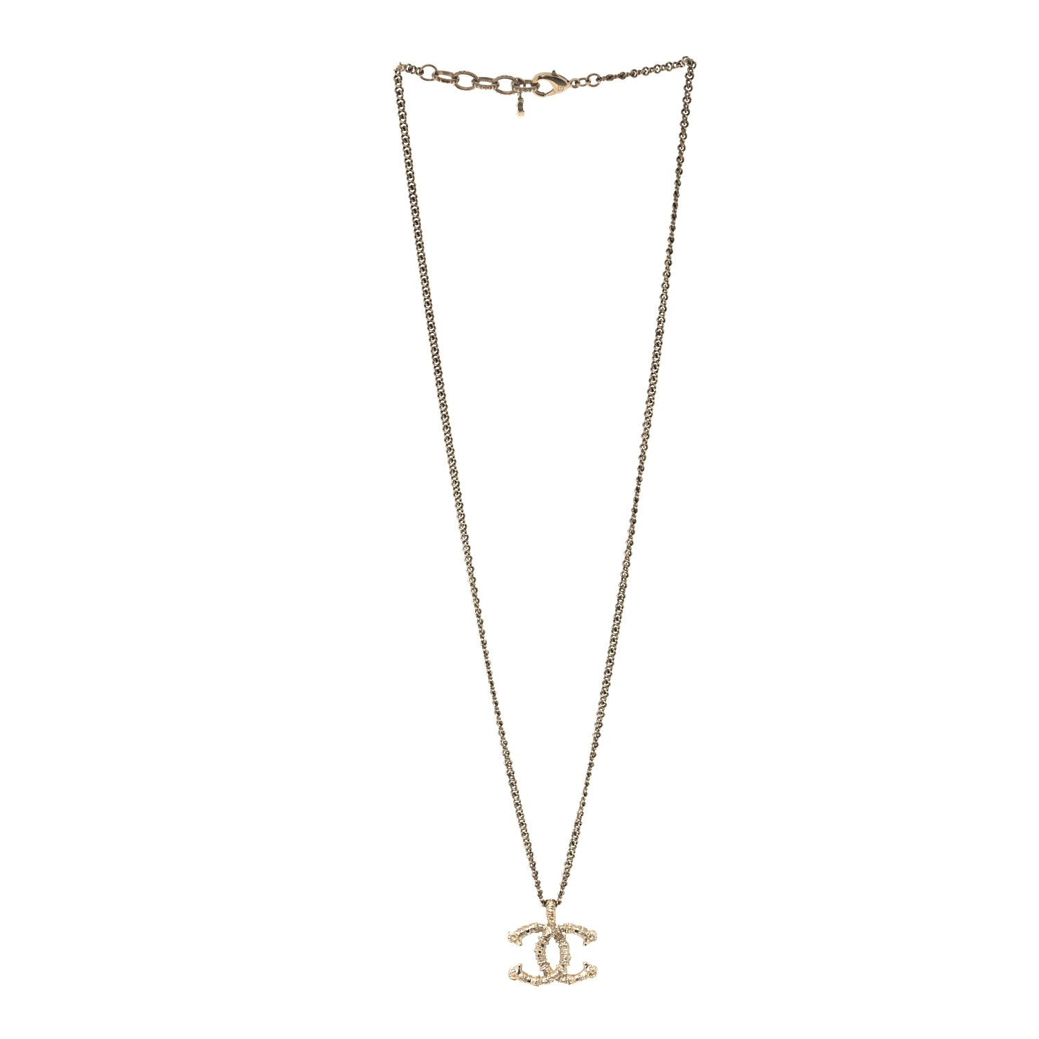 Chanel Chain Sheep CC Necklace Gold 3 of 5