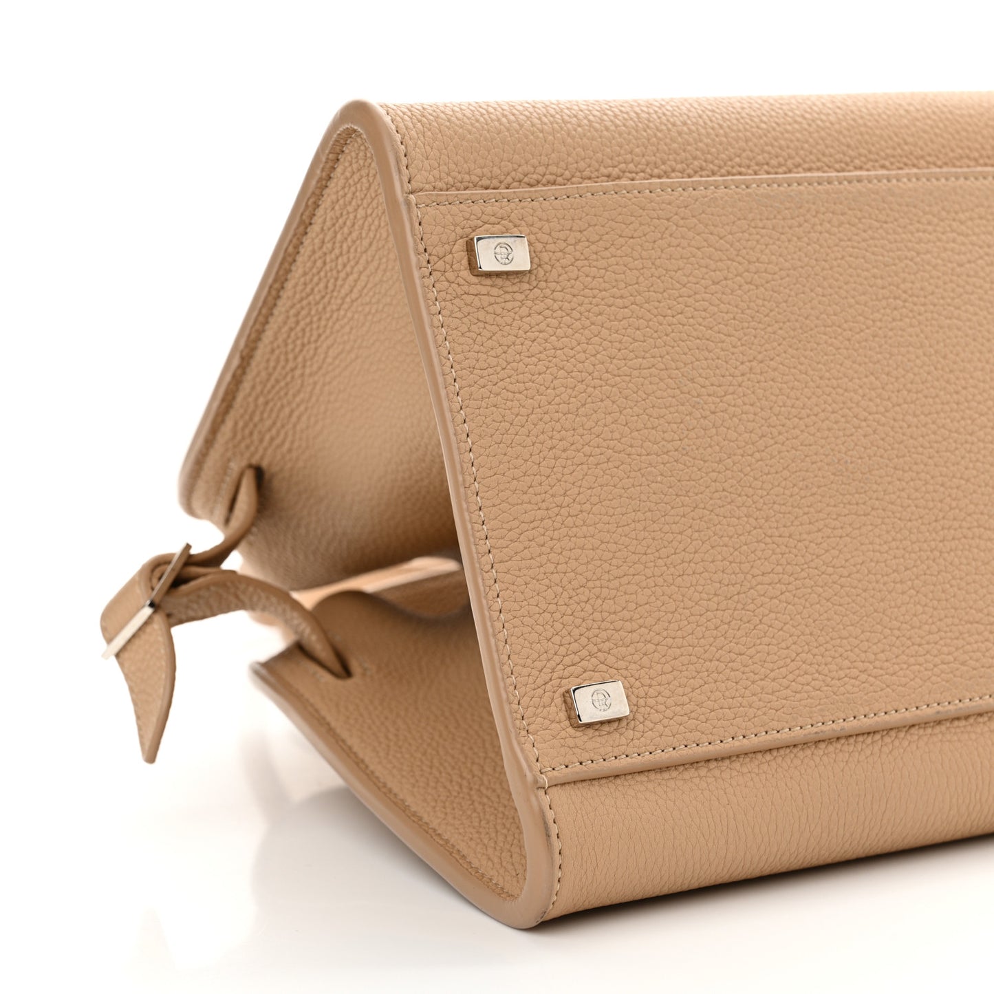 Grained Calfskin Soft Margaux 10 Bag Silk