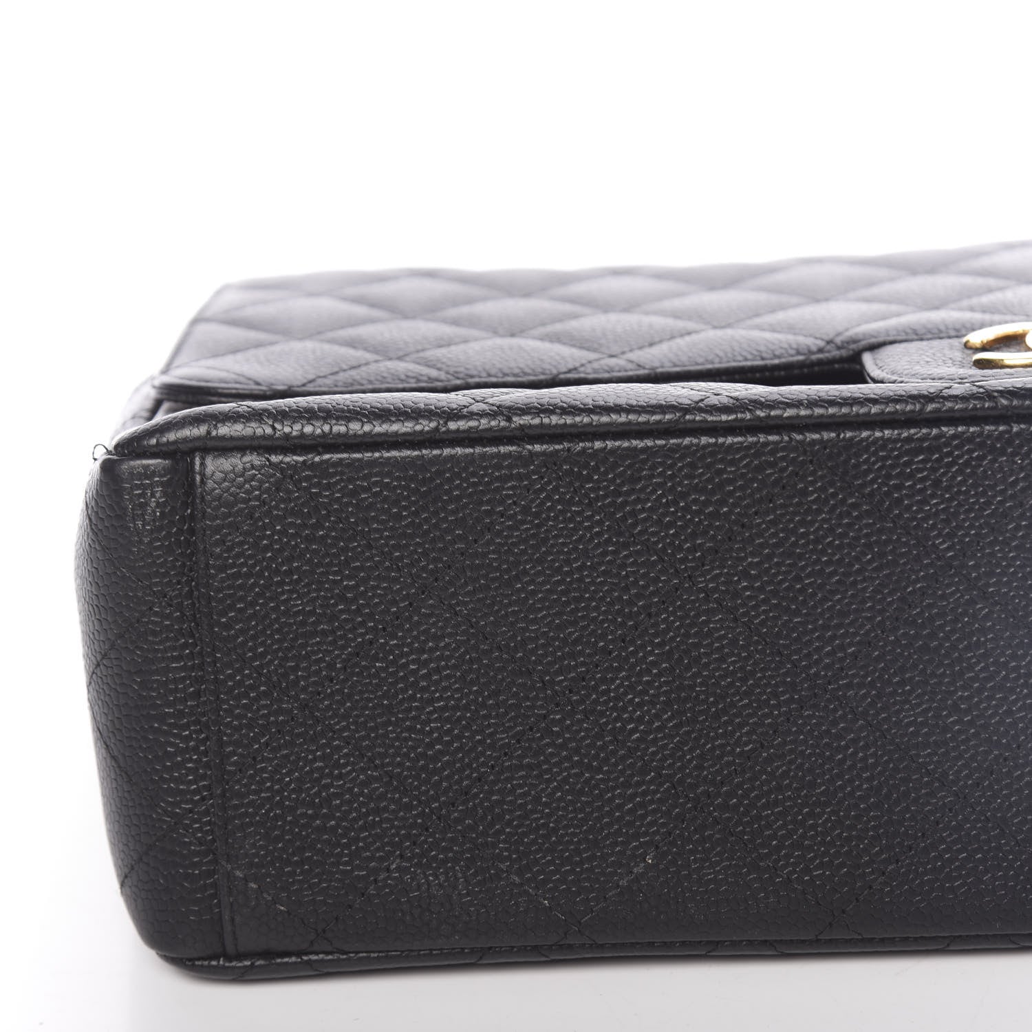 Chanel Caviar Quilted Maxi Double Flap Black 9 of 12