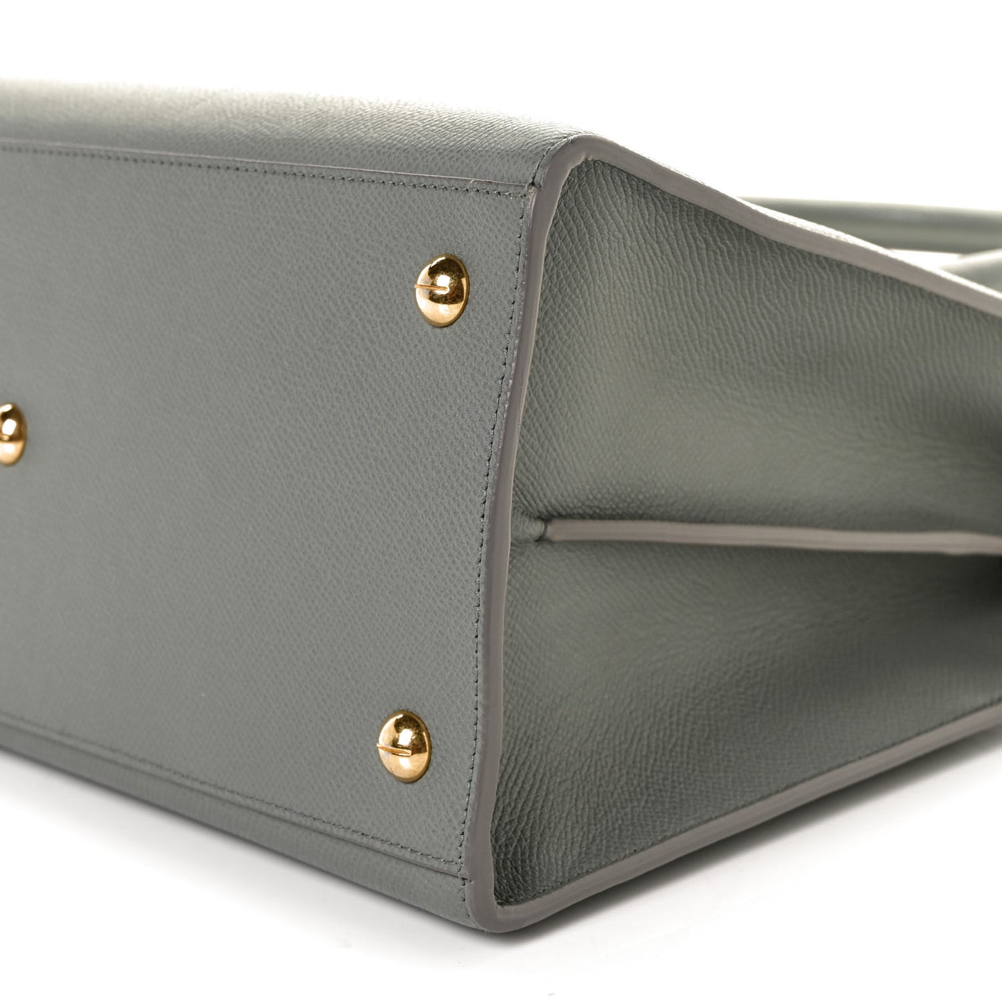 Grained Calfskin Large St. Honore Tote Grey