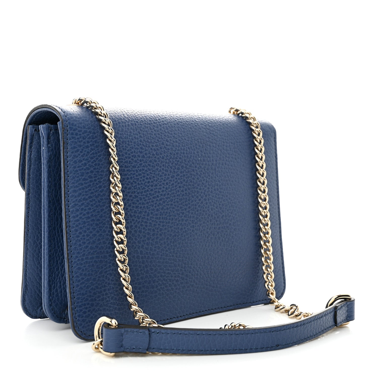 Gucci Dollar Calfskin Small Interlocking G Shoulder Bag Caspian 3 of 12