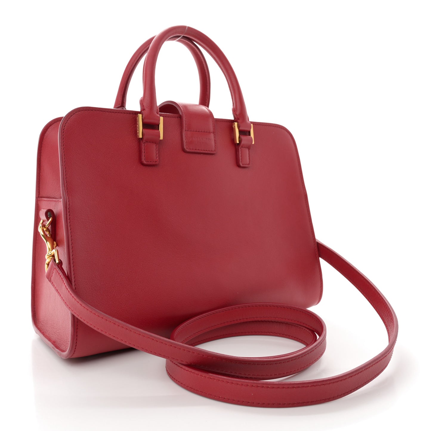 Calfskin Baby Monogram Cabas Red