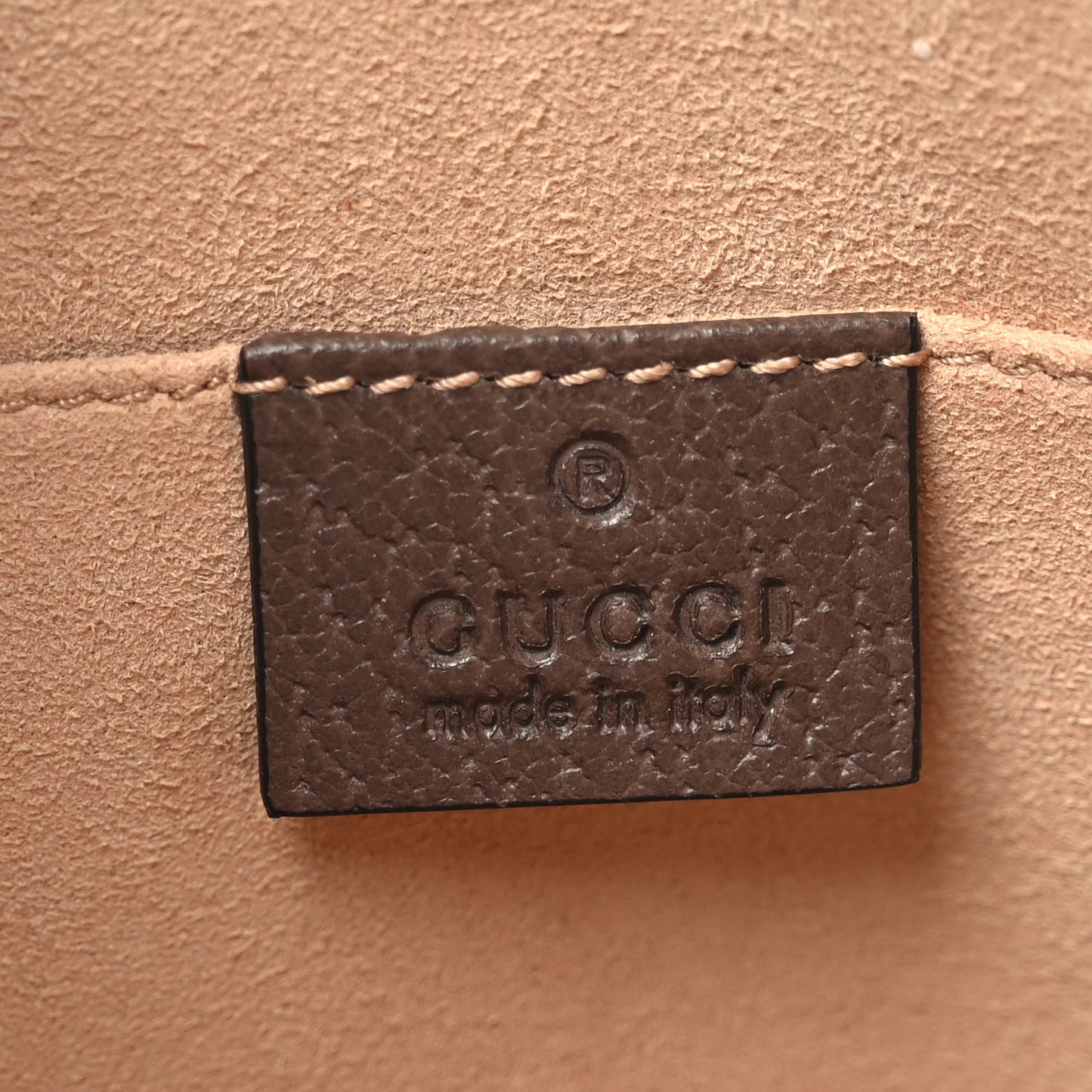 GG Supreme Monogram Web Ophidia Pouch Brown