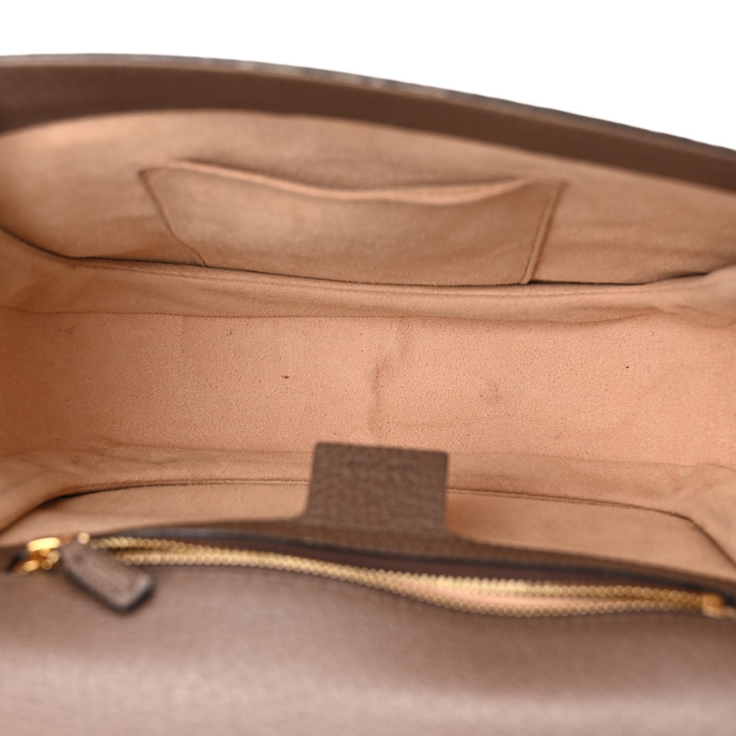 GG Supreme Monogram Web Small Ophidia Flap Messenger Bag Brown
