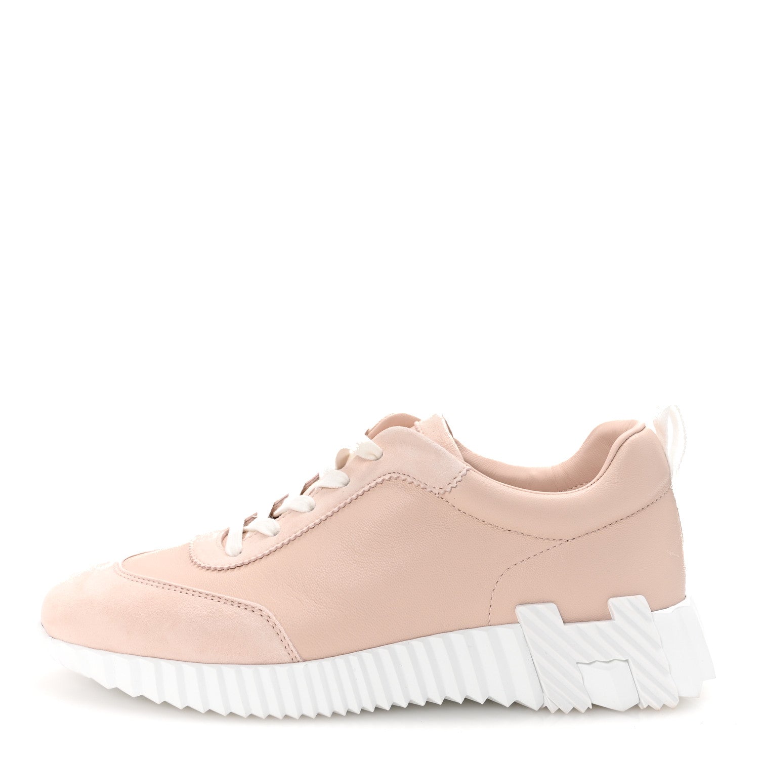Hermes Sport Goatskin Suede Goatskin Womens Bouncing Sneakers 39.5