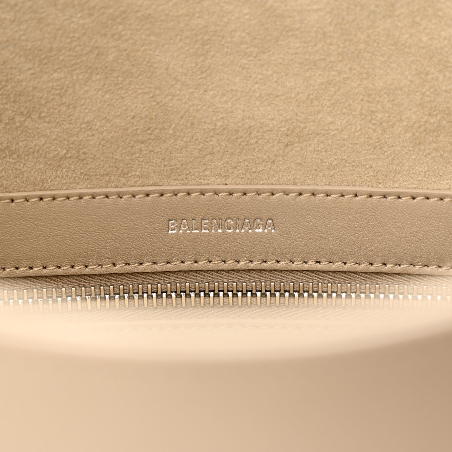 Smooth Calfskin Medium Mary Kate Tote Taupe