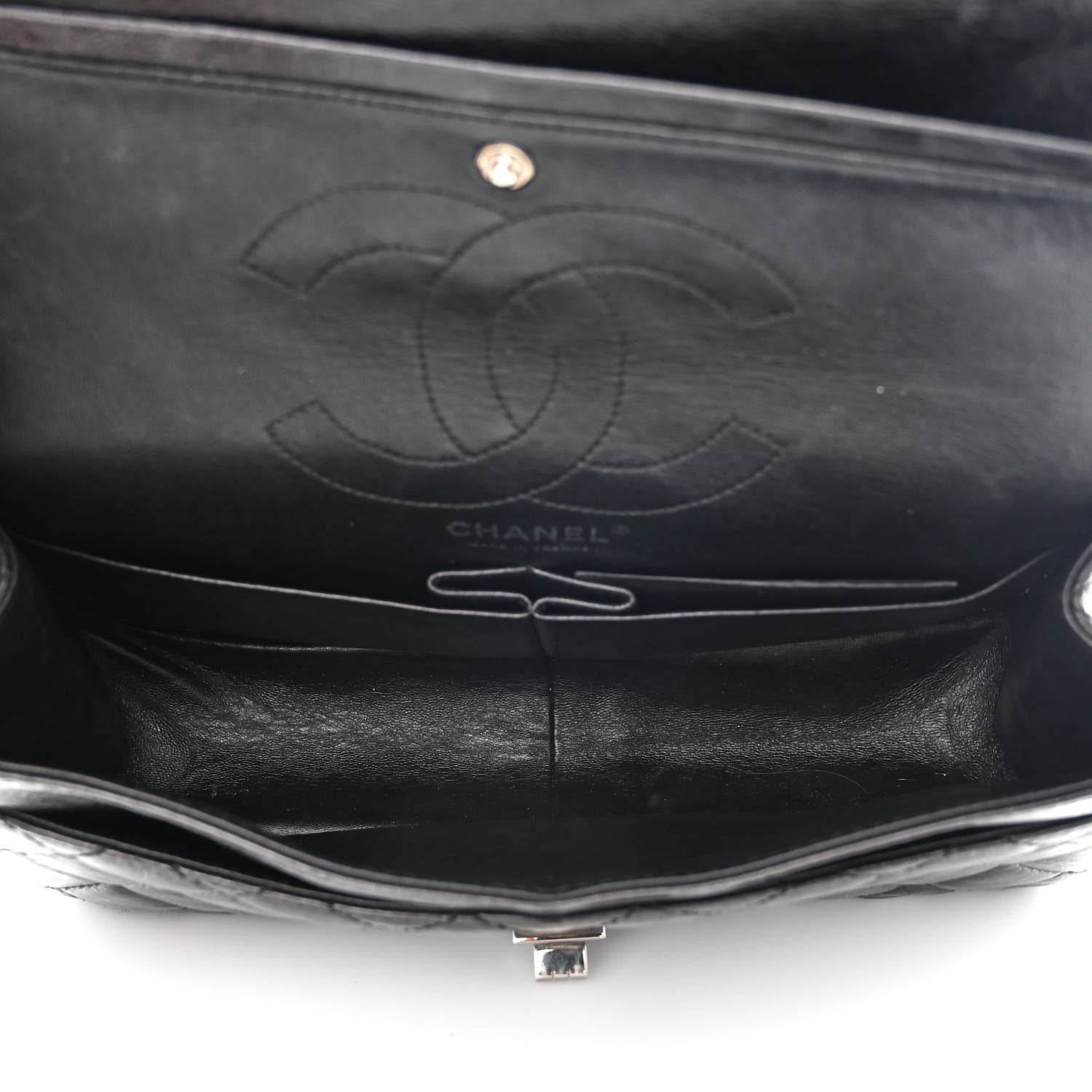 Chanel Aged Calfskin Quilted 2.55 Reissue 226 Flap Black 5 of 14