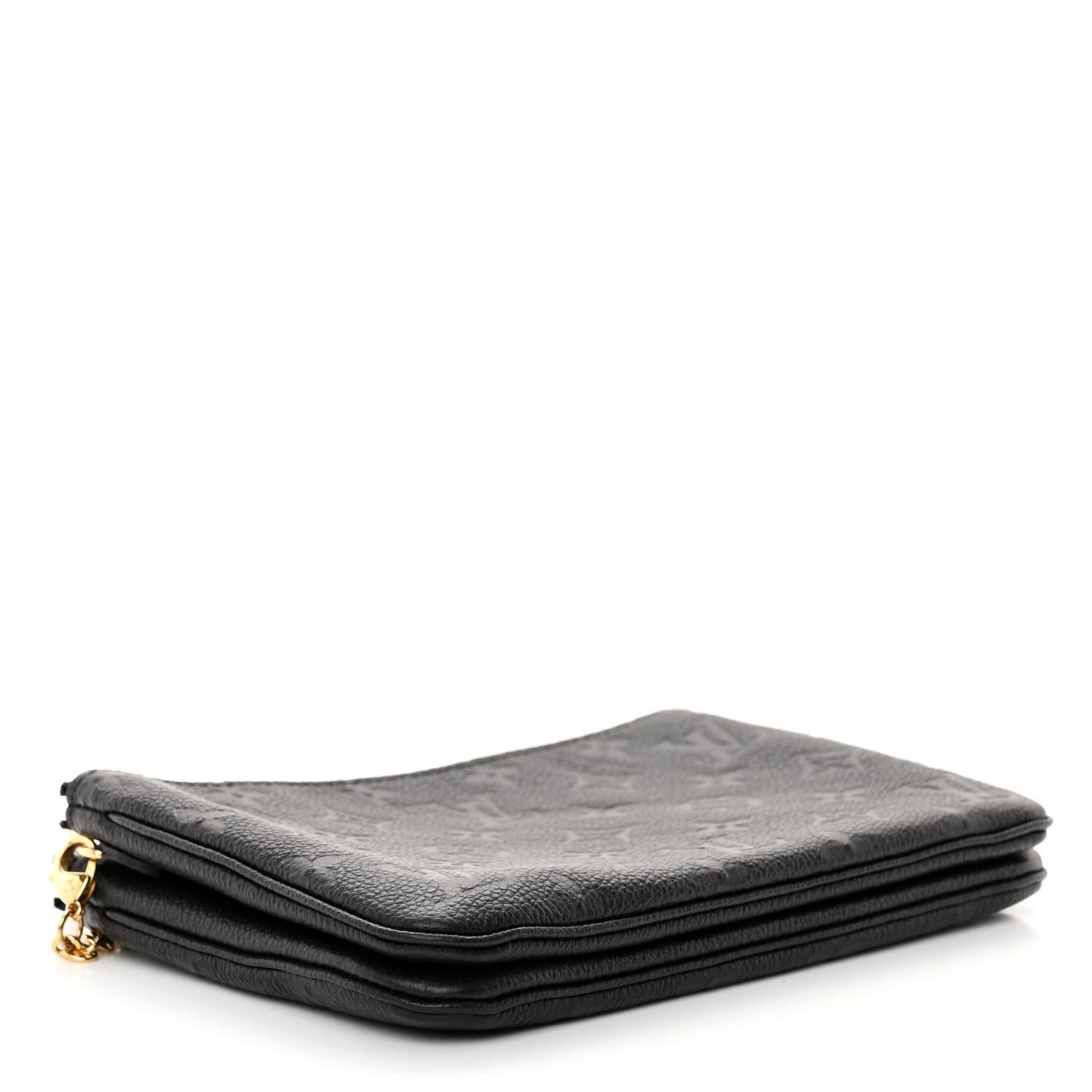 Empreinte Double Zip Pochette Black