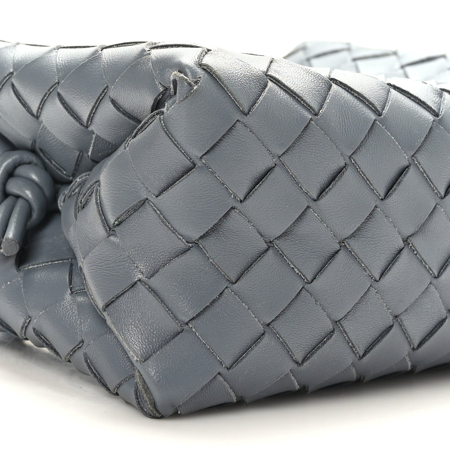 Nappa Intrecciato Small Loop Camera Bag Thunder