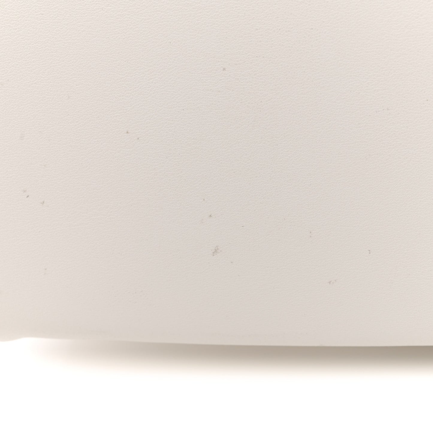 Vegan Leather Medium Shopping Bag White