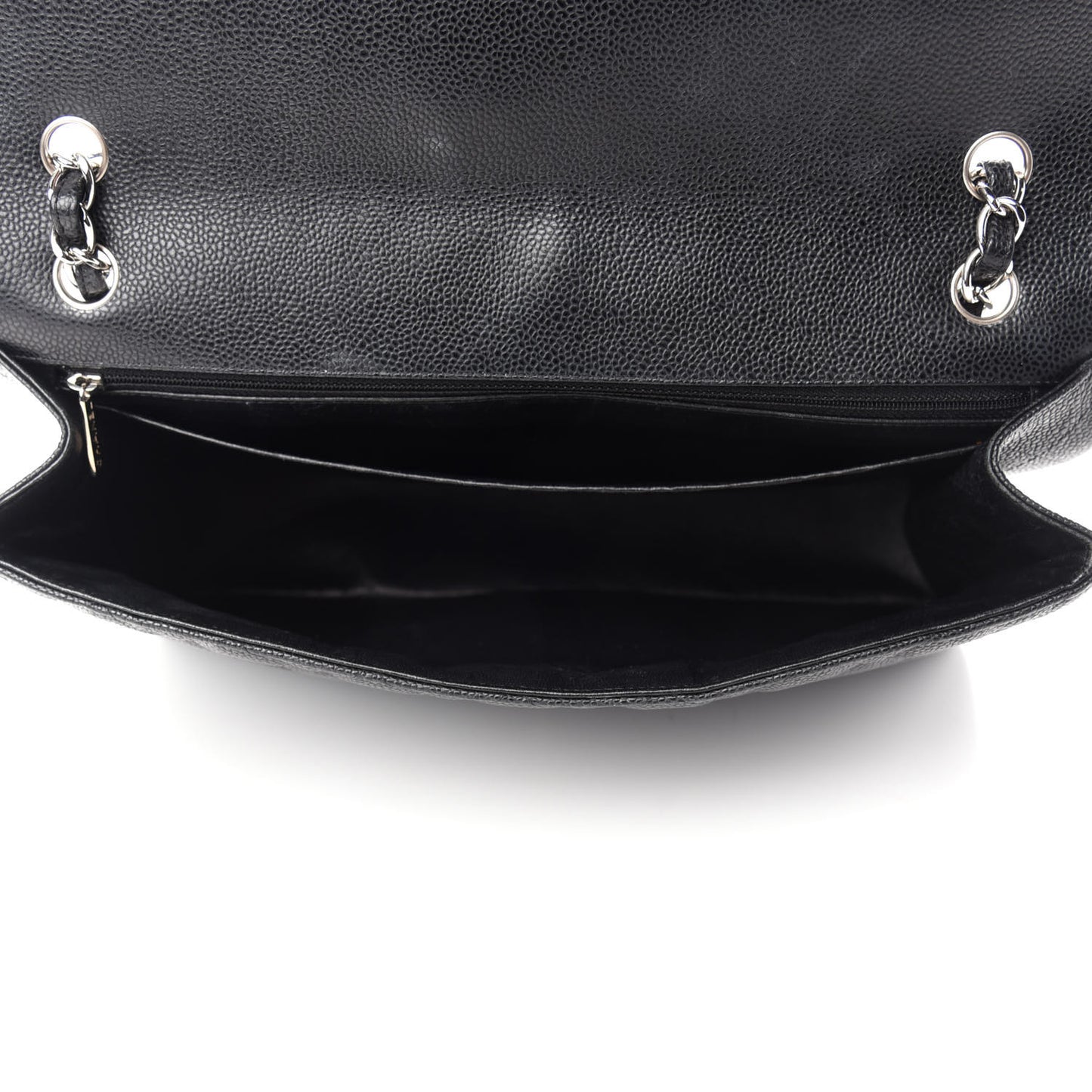 Caviar Quilted Maxi Single Flap Black