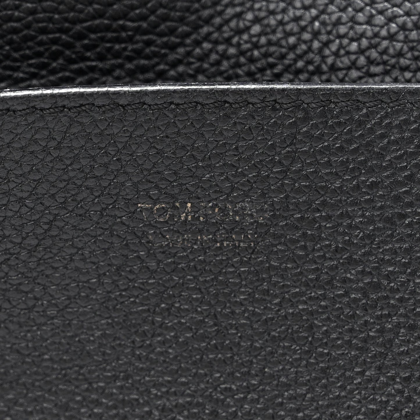 Grained Calfskin Medium Jennifer Crossbody Bag Black