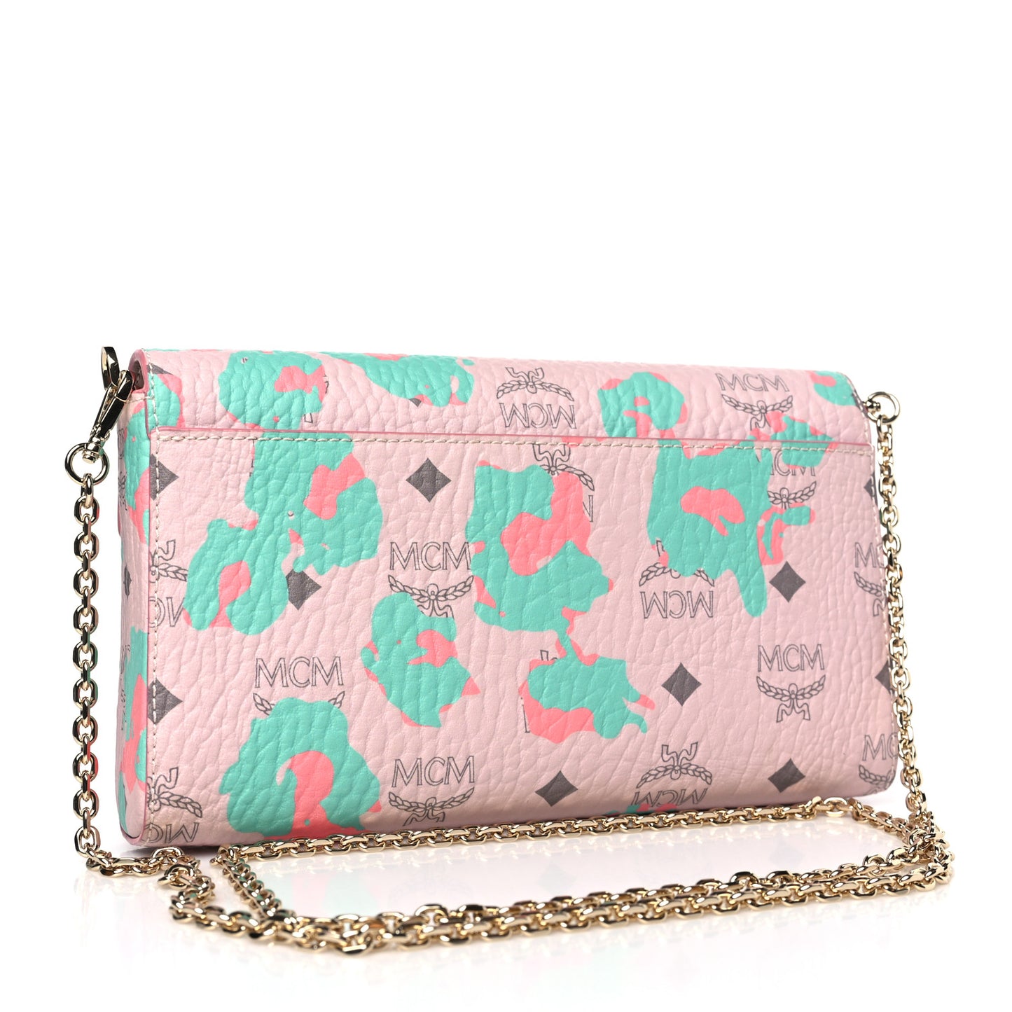 Visetos Floral Leopard Medium Millie Crossbody Bag Pink