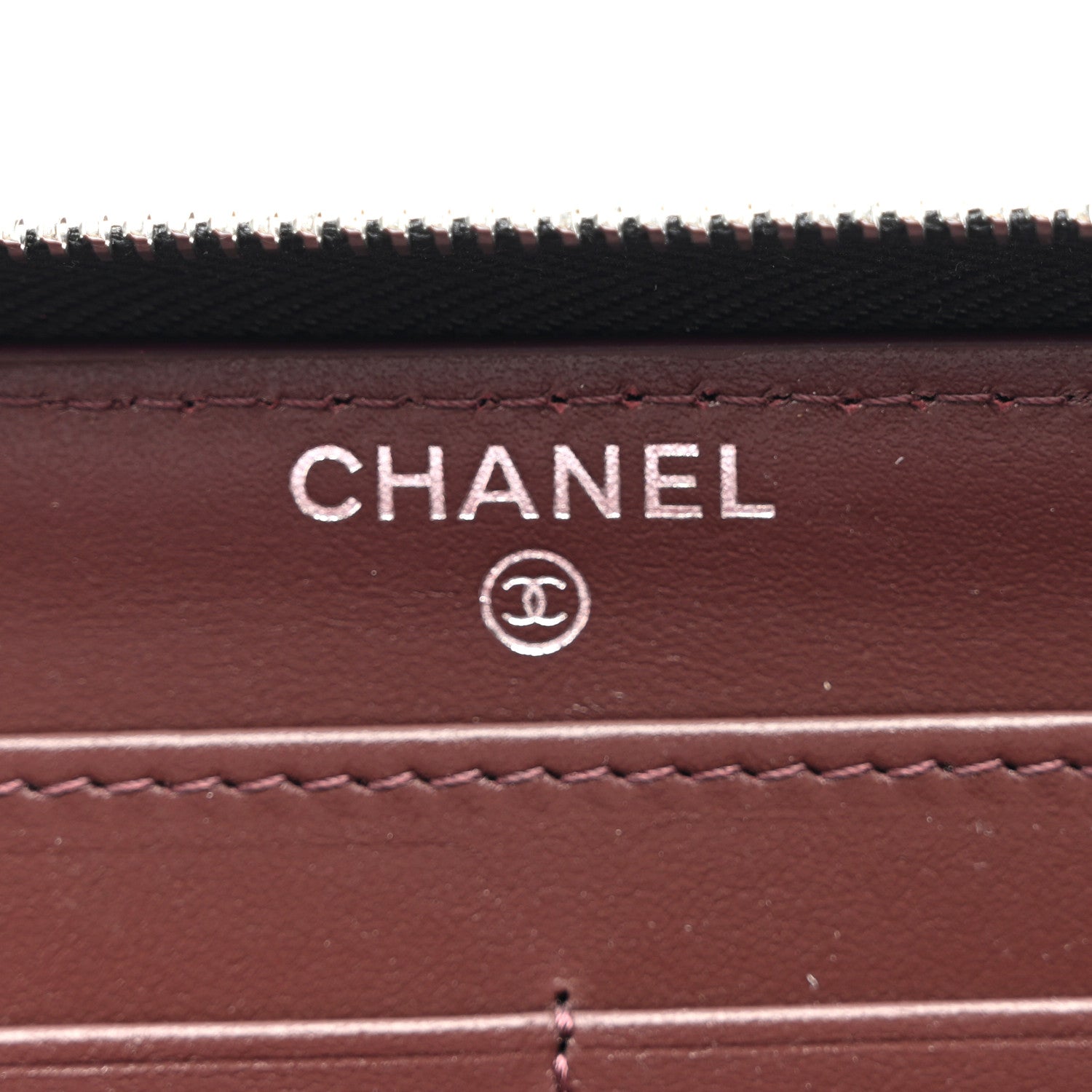 Chanel Caviar Quilted Large Gusset Zip Around Wallet Black 6 of 9