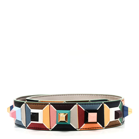Calfskin Studded Strap You Multicolor