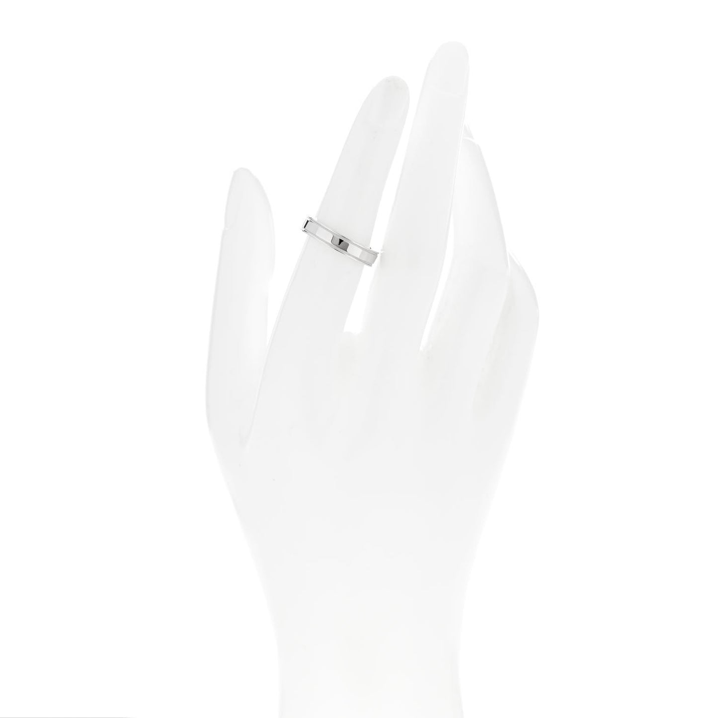 Platinum 4mm Together Double Milgrain Band Ring 52 6