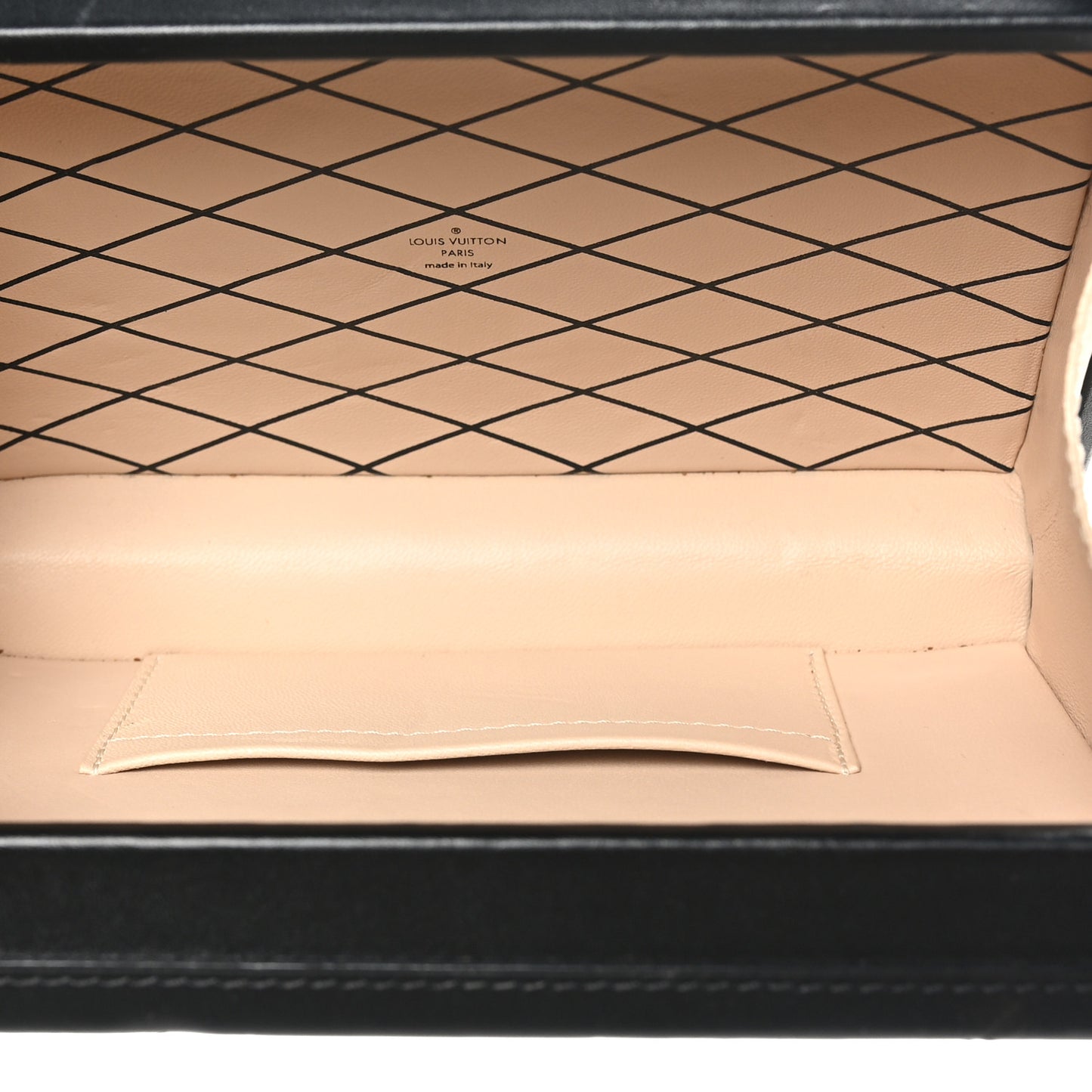 Sequins Leopard Petite Malle Black Navy