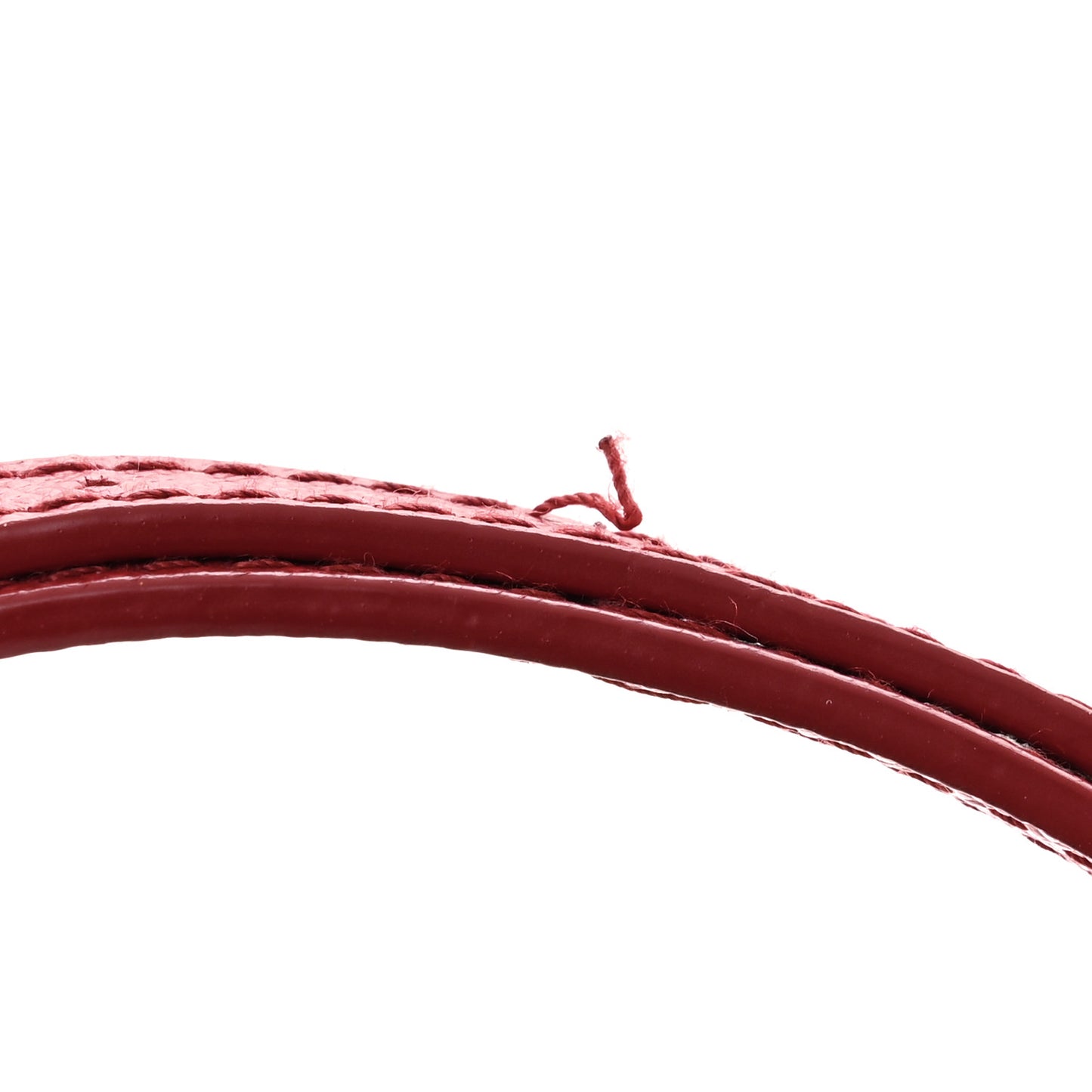 Saffiano Tessuto Nylon Mini Bucket Crossbody Bag Fuoco