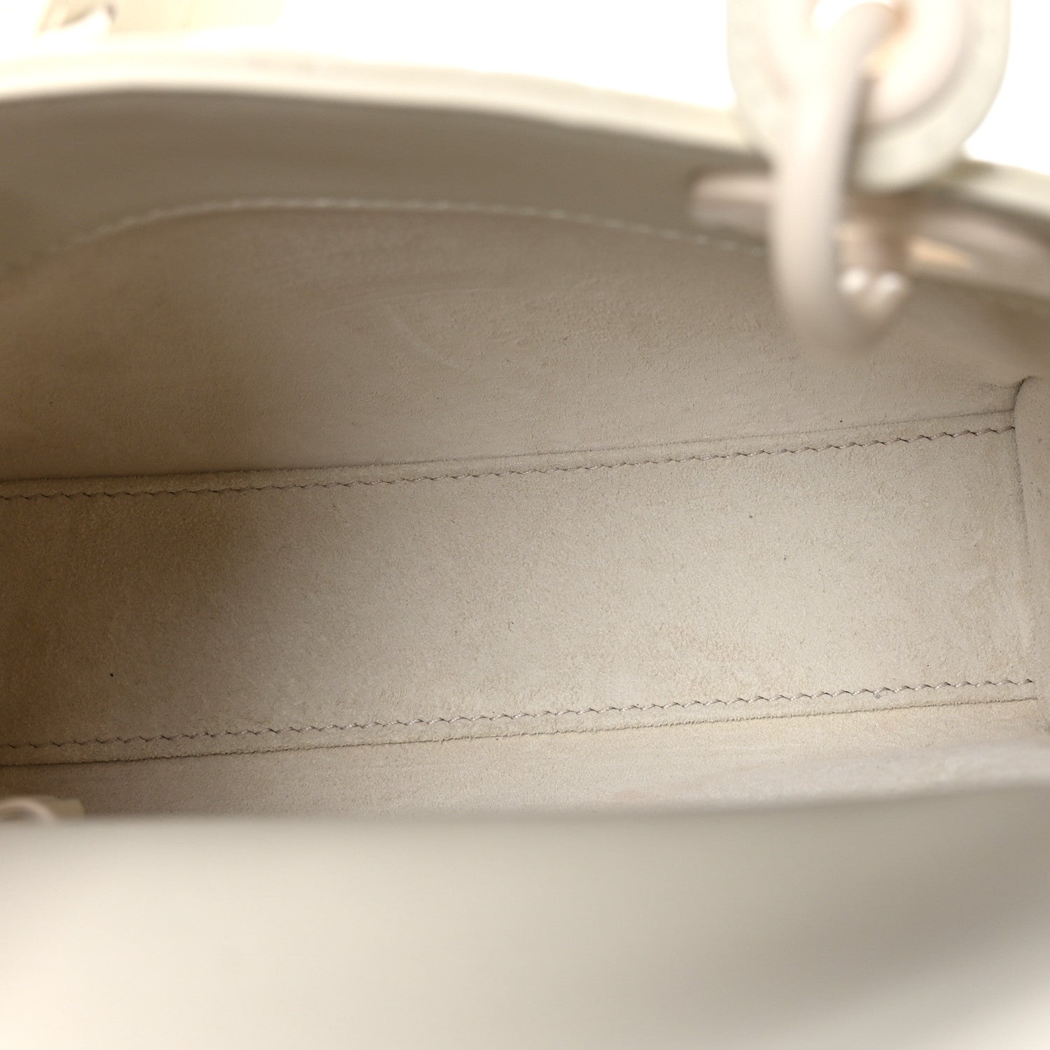 Christian Dior Ultra Matte Calfskin Cannage Mini Lady Dior Latte 5 of 10