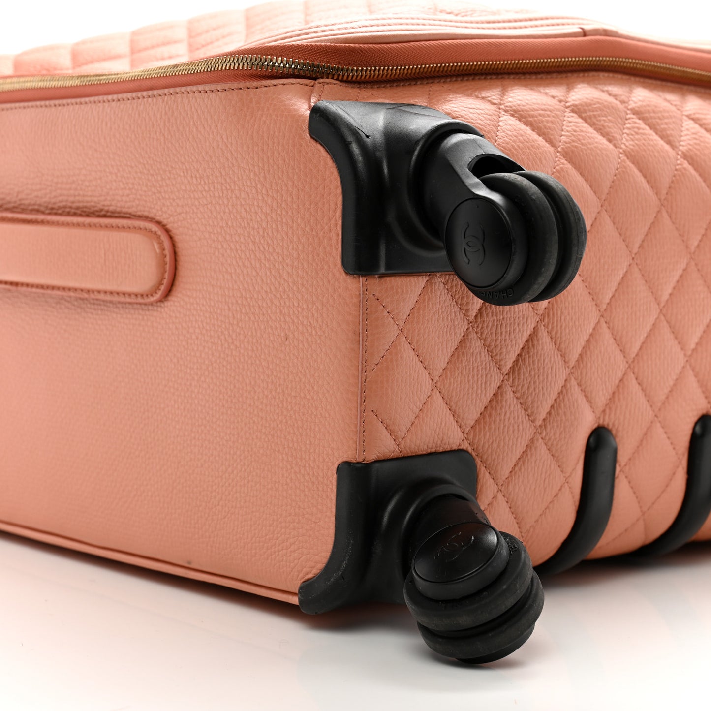 Calfskin Quilted Coco Case Trolley Pink