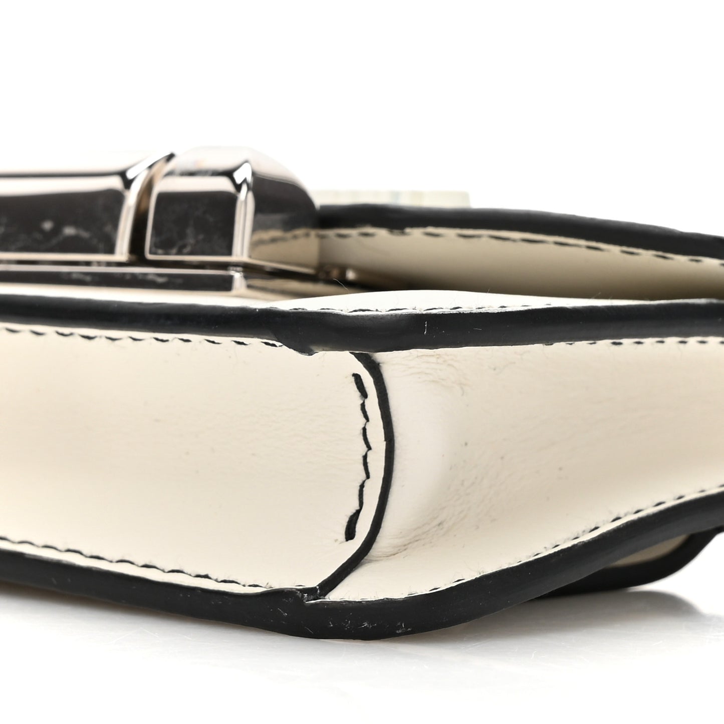 City Calfskin Micro Sidonie Belt Bag 75 30 White Black