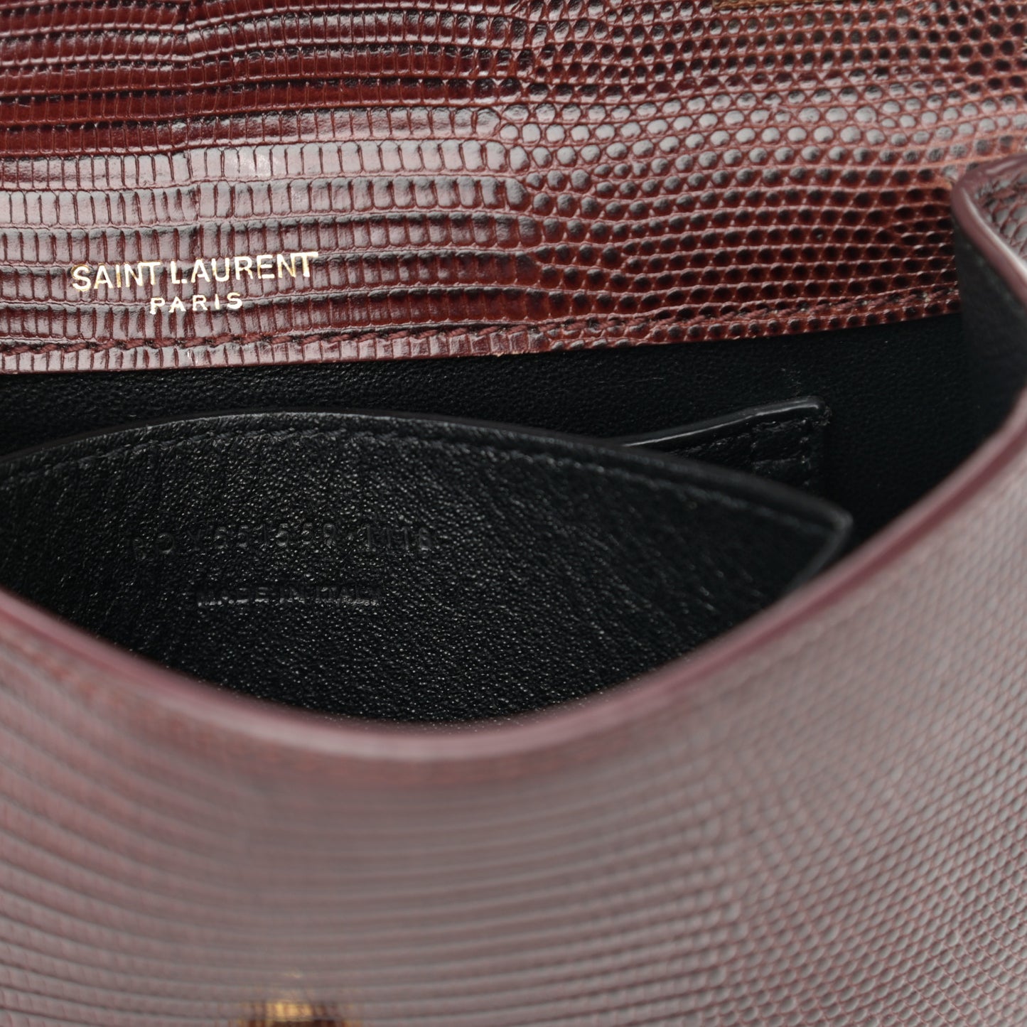 Lizard Small Datcha Satchel Bag Brown