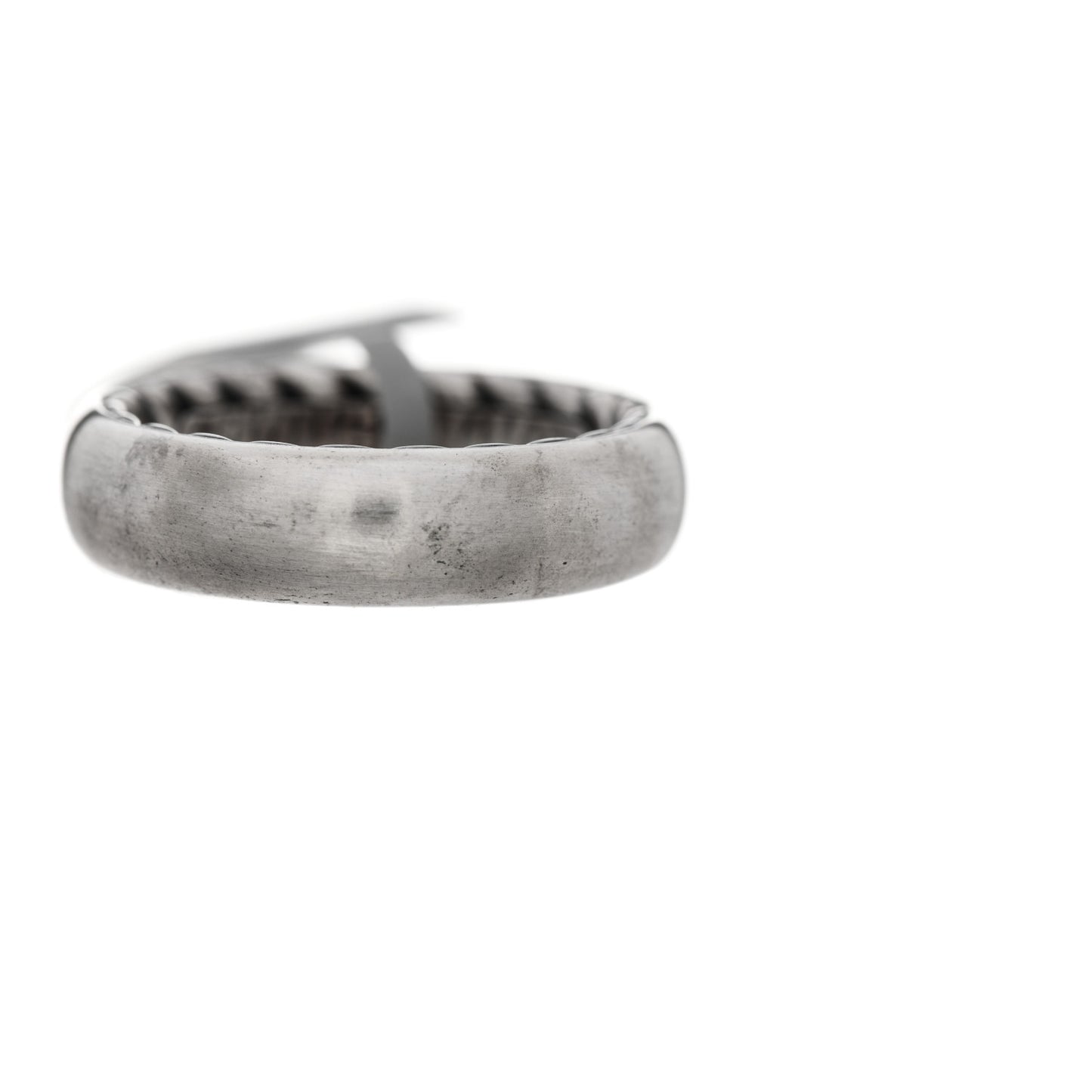Sterling Silver 6mm Streamline Band Ring 62 10
