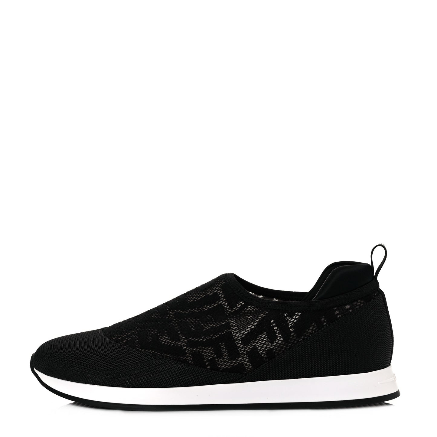 X SARAH COLEMAN Mesh FF Vertigo Runner Slip On Sneakers 36.5 Black
