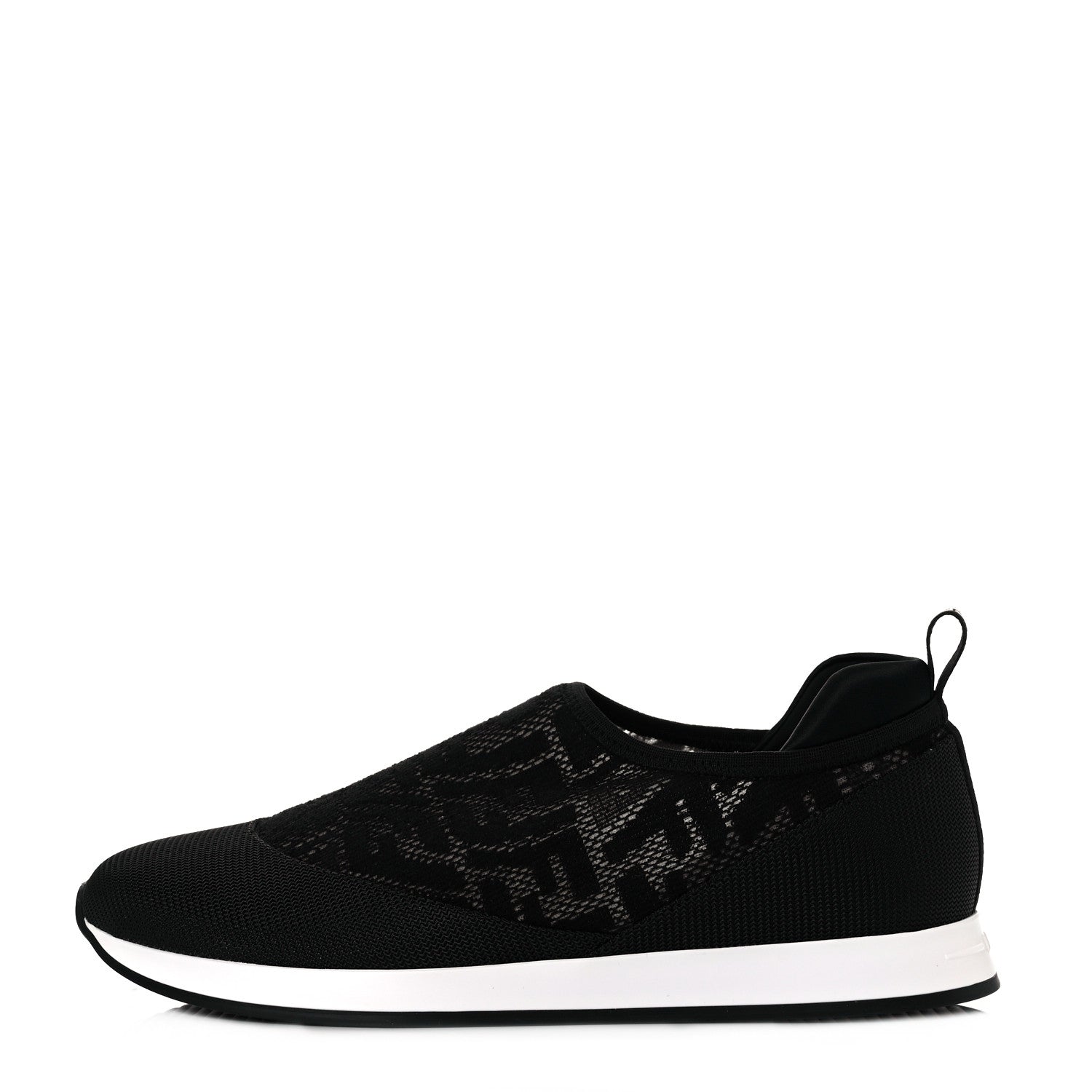 Fendi X SARAH COLEMAN Mesh FF Vertigo Runner Slip On Sneakers 36.5 Black 1 of 18