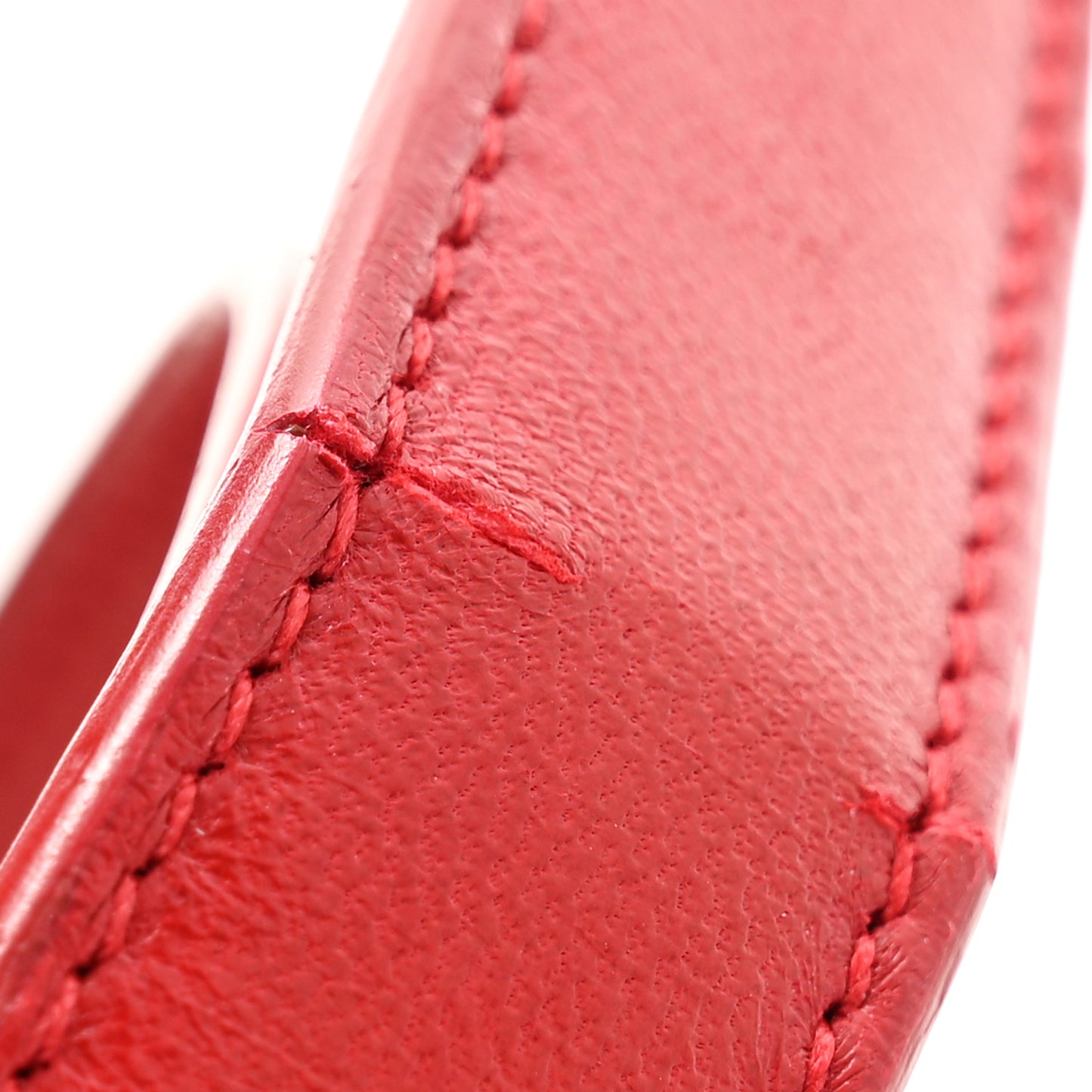 Lambskin Cannage Medium Granville Tote Red