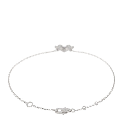 18K White Gold Diamond Mini Frivole Pave Bracelet