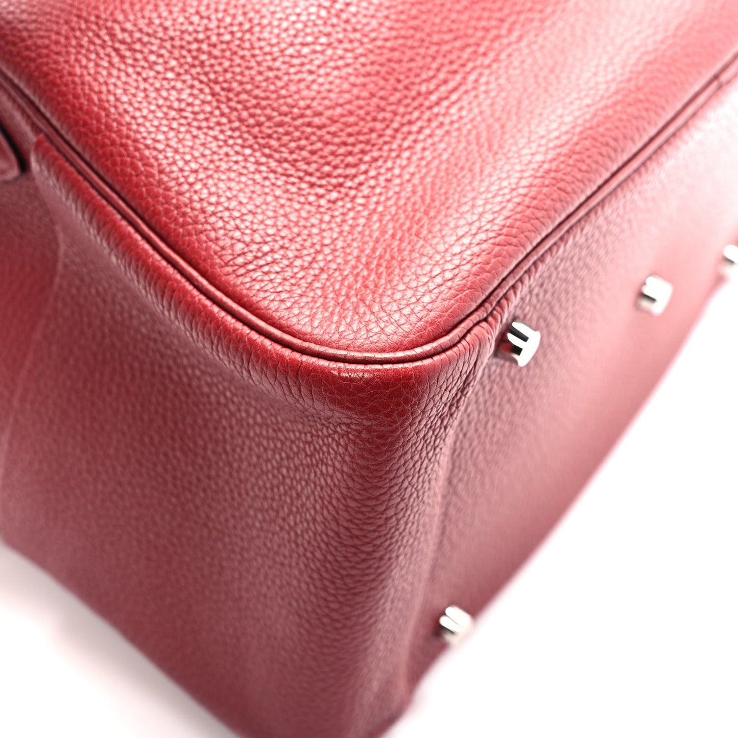 Taurillon Clemence Lindy 34 Rouge Grenat