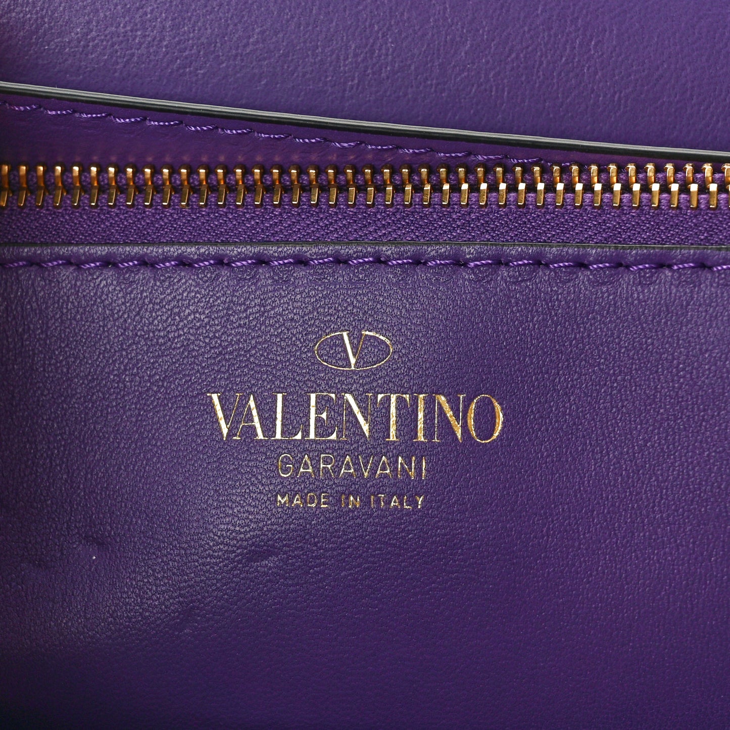 Nappa Suede Stud Sign Shoulder Bag Indian Violet