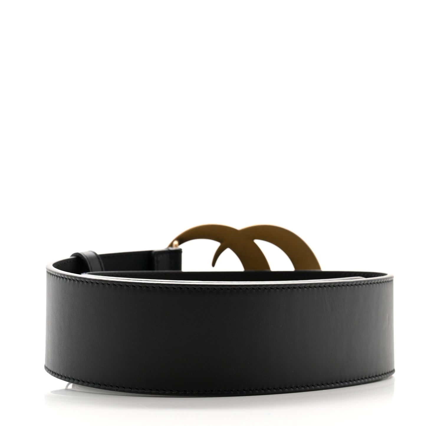 Calfskin Crystal Double G 55mm Belt 70 28 Black